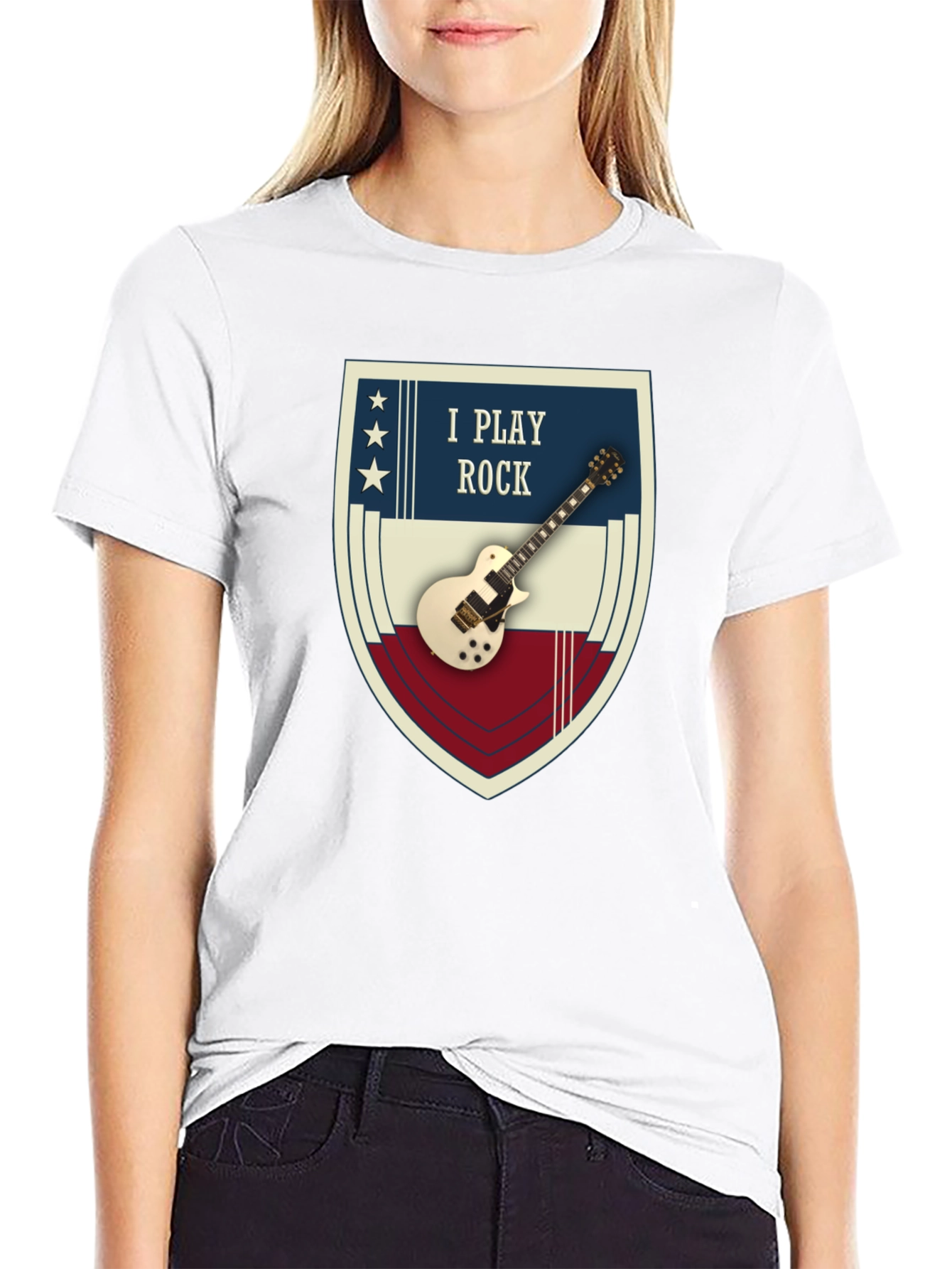 I Play Rock Guitar T-Shirt