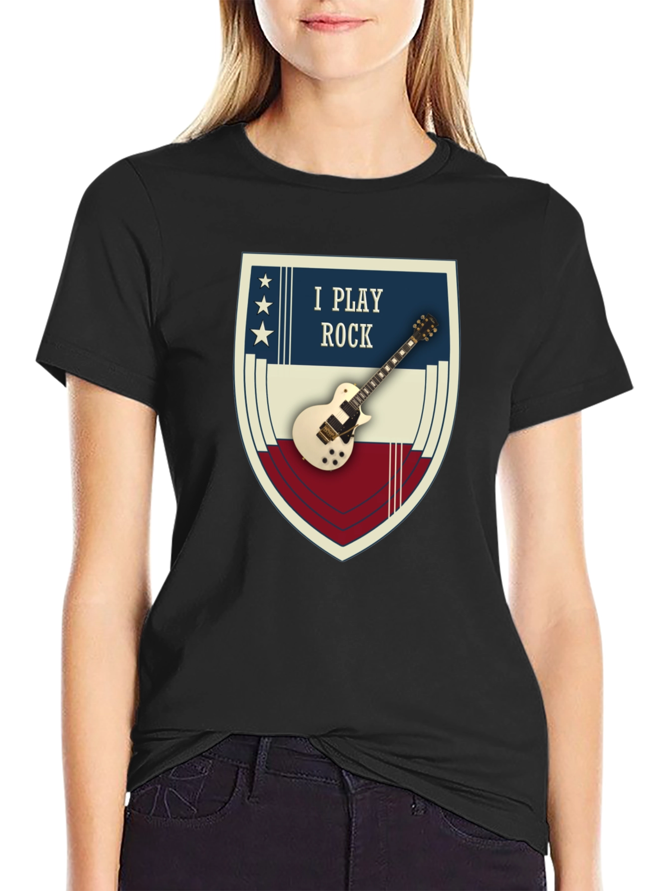I Play Rock Guitar T-Shirt