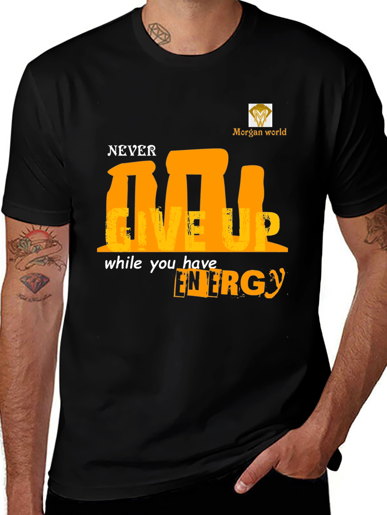 Never Give Up Graphic T-Shirt