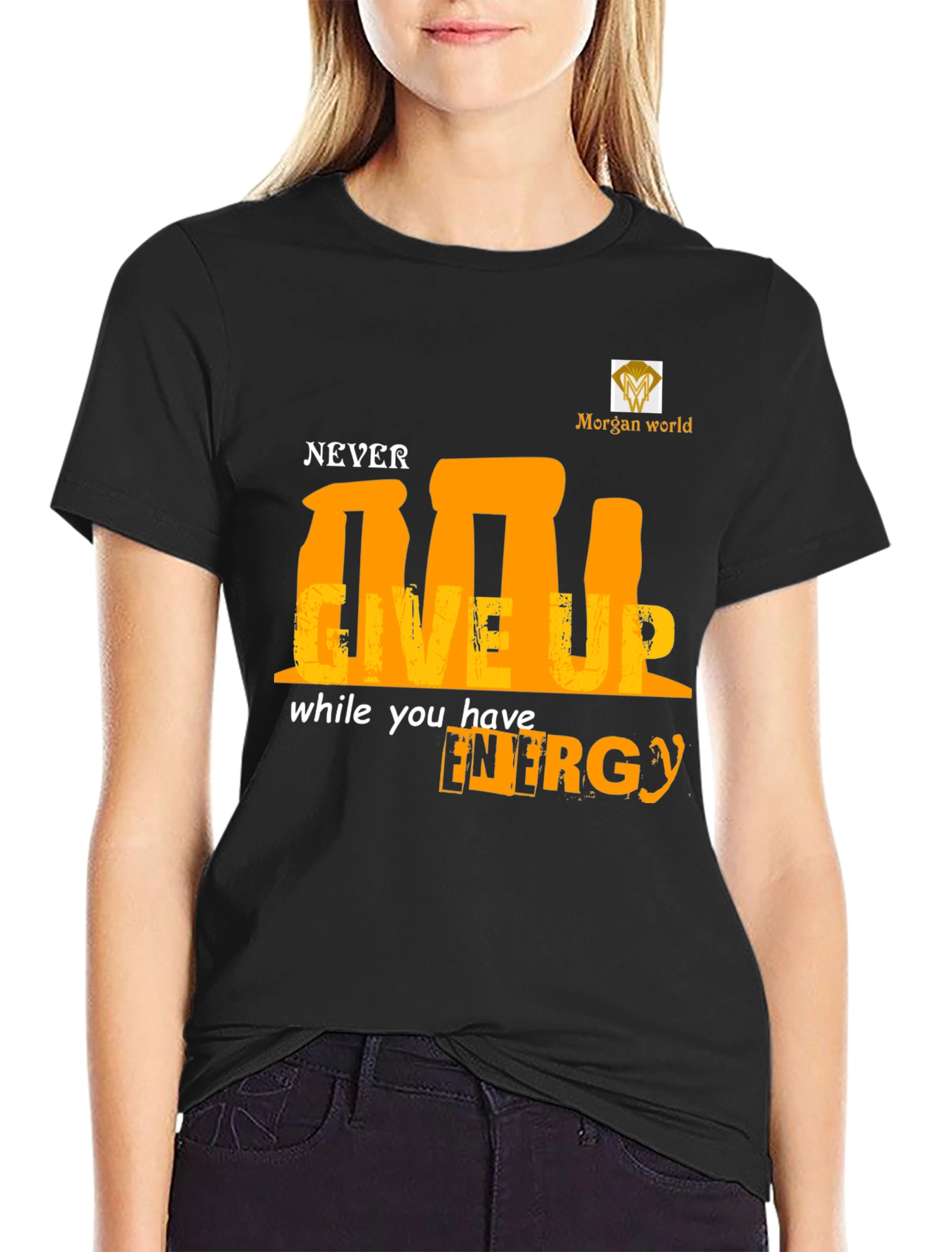 Never Give Up Graphic T-Shirt