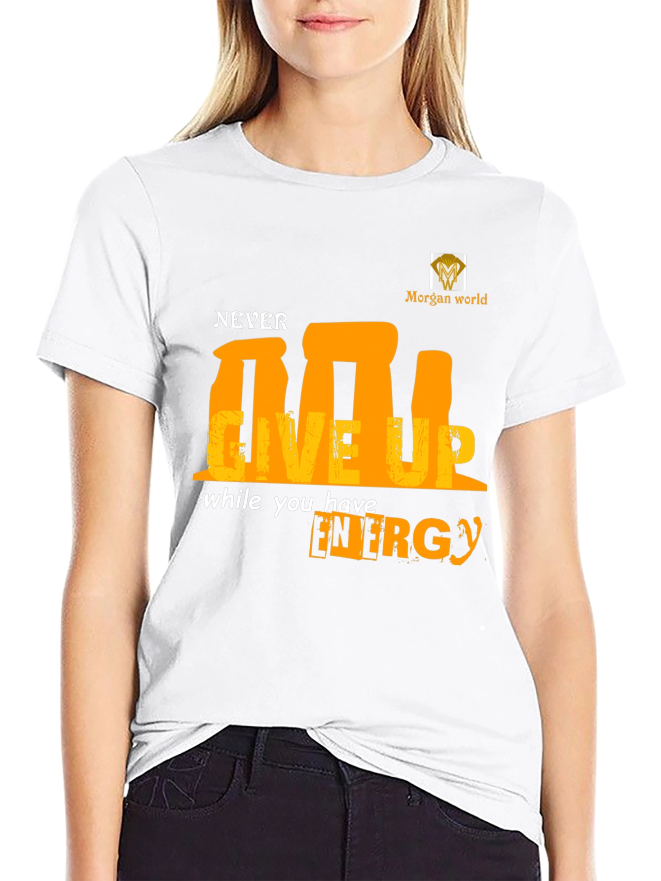 Never Give Up Graphic T-Shirt