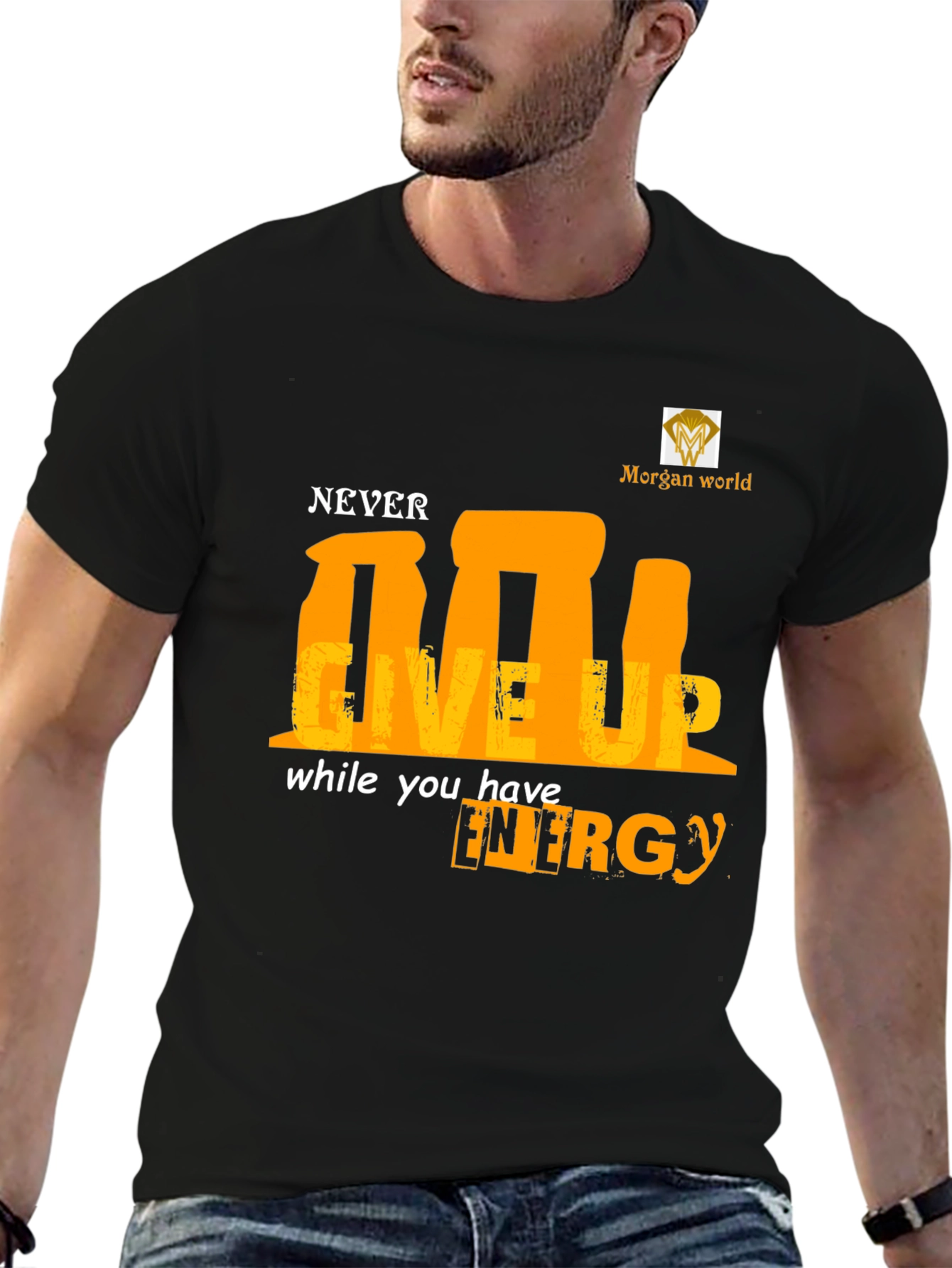 Never Give Up Graphic T-Shirt