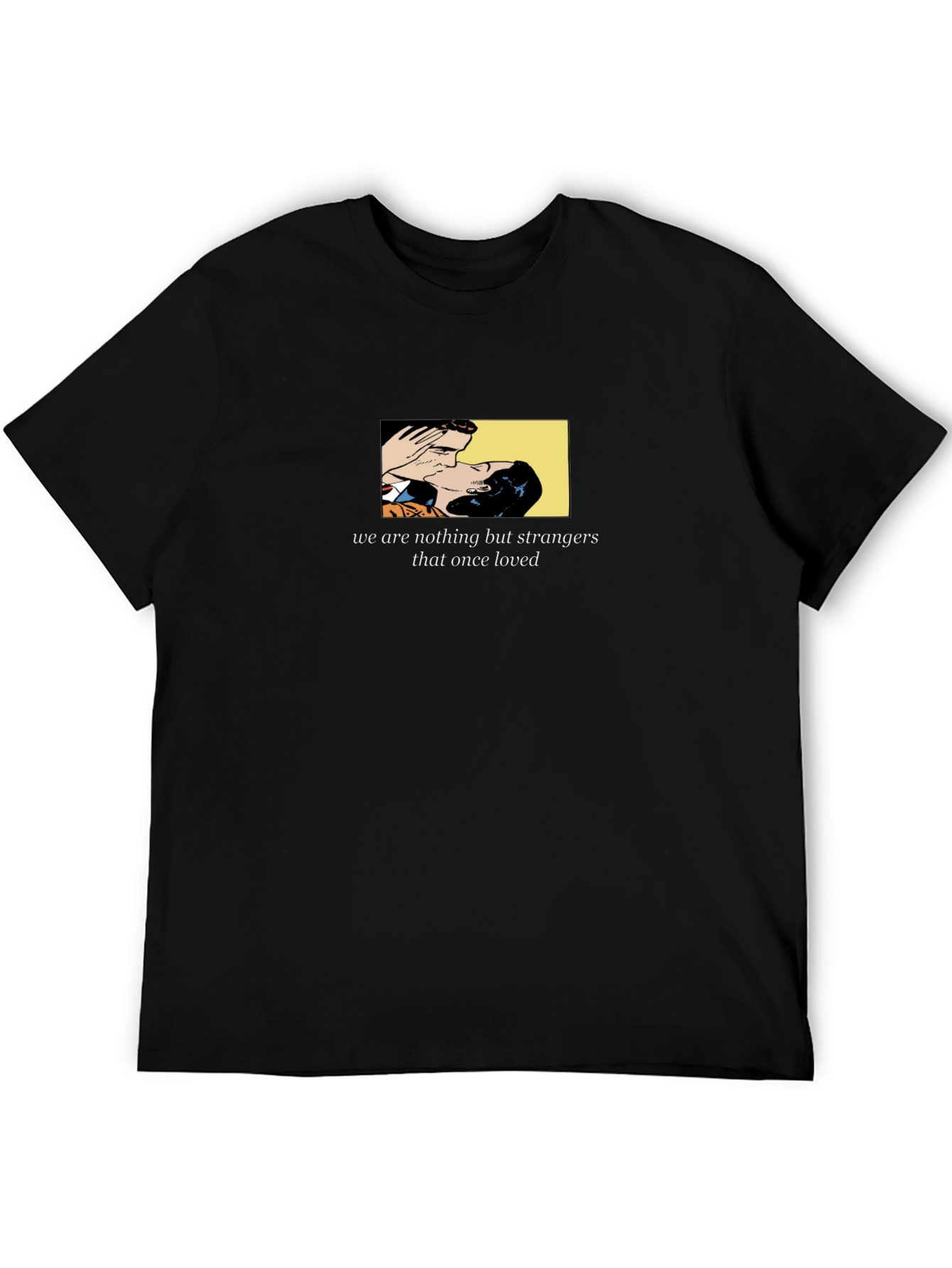 Strangers That Once Loved Black Graphic Tee