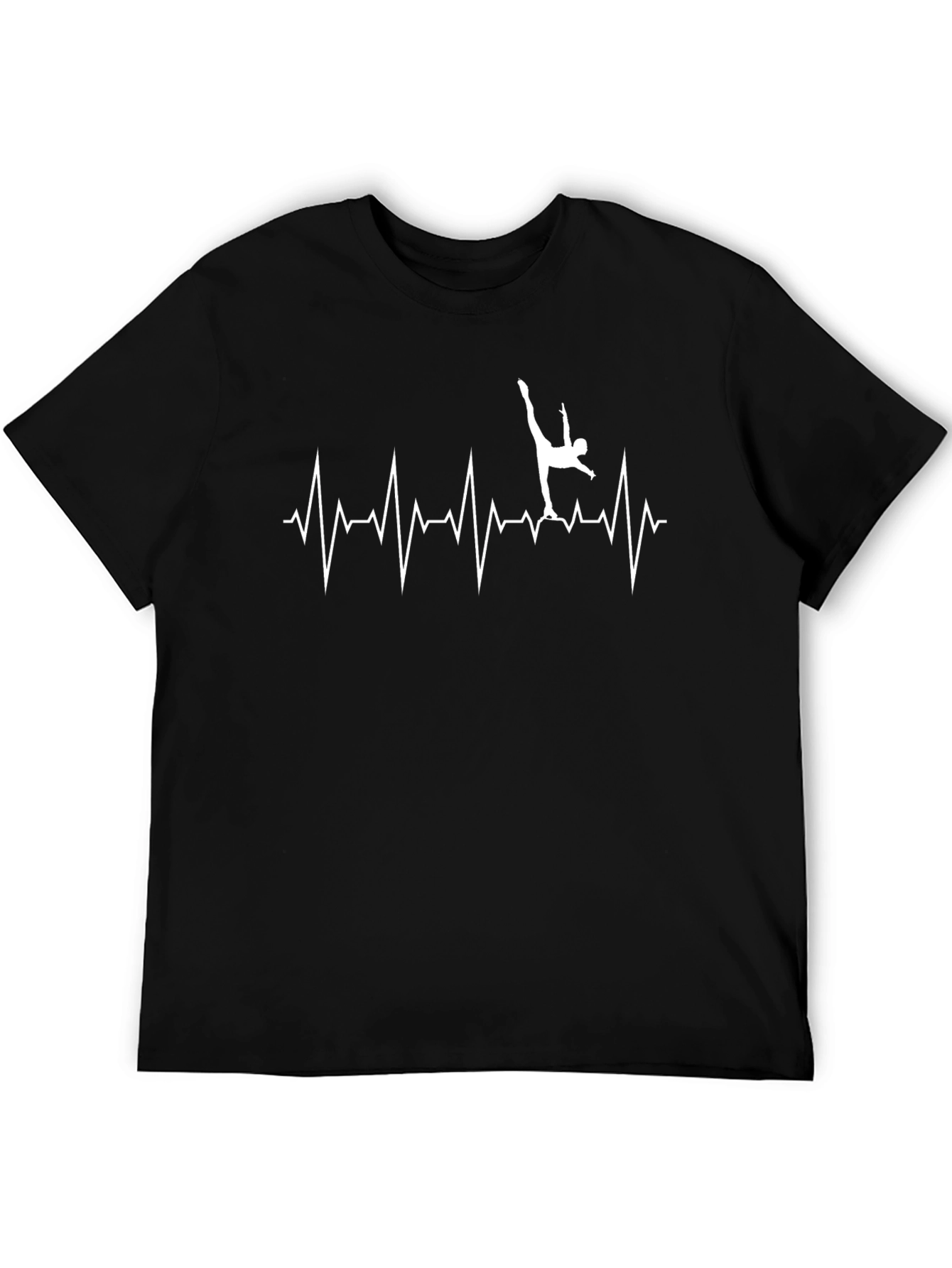 Gymnastics Heartbeat T-Shirt - Sporty Graphic Tee