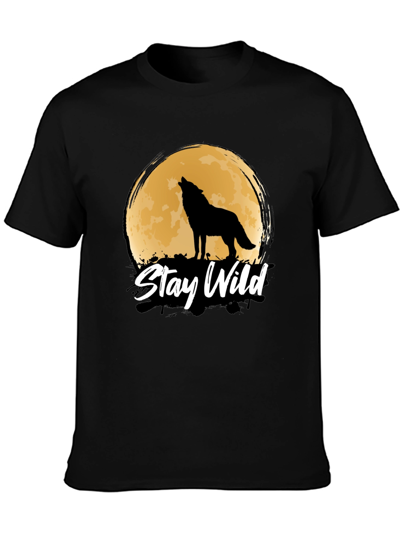 Stay Wild Wolf Moon Graphic Tee