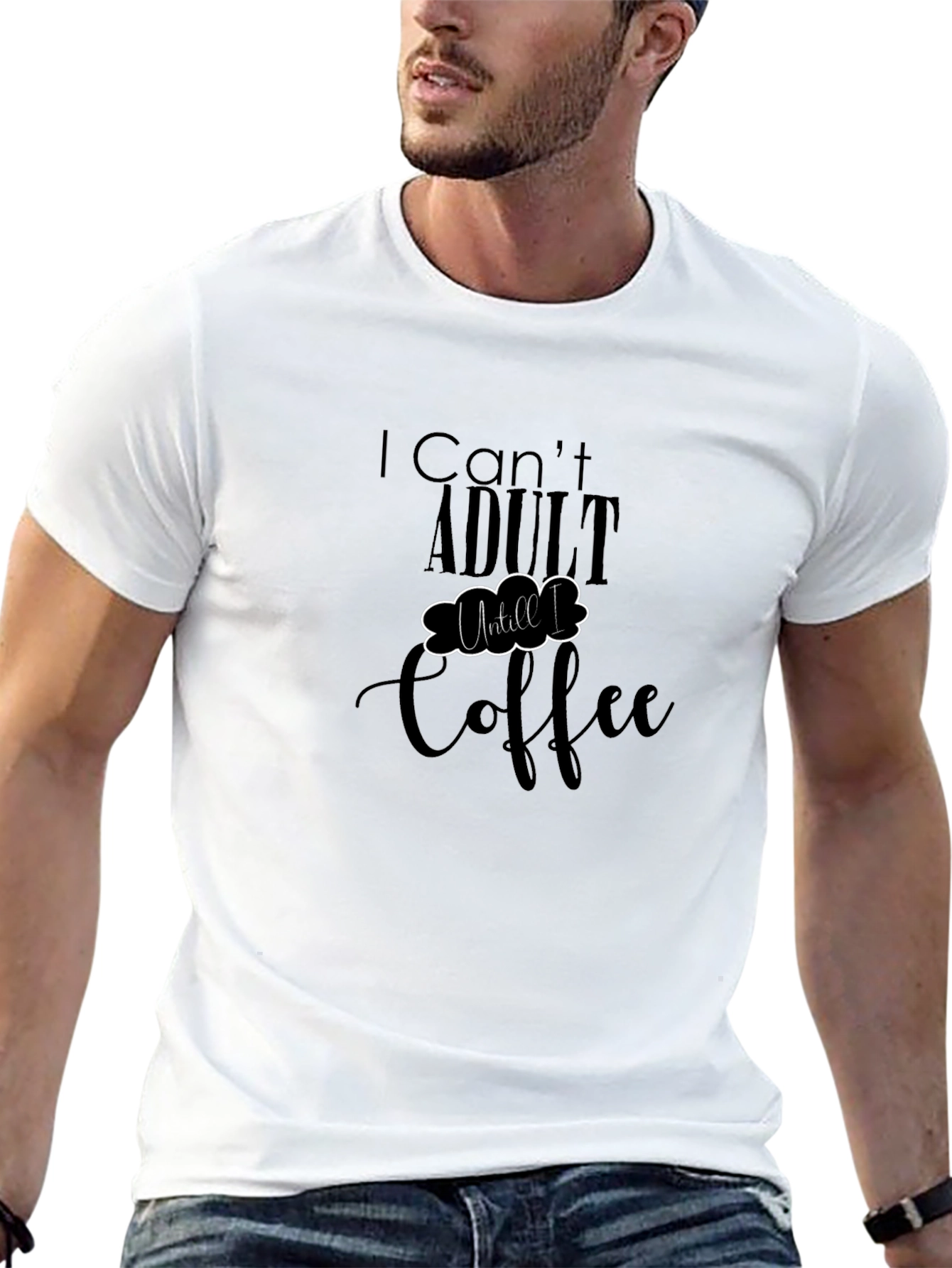 I Cant Adult Until Coffee T-Shirt