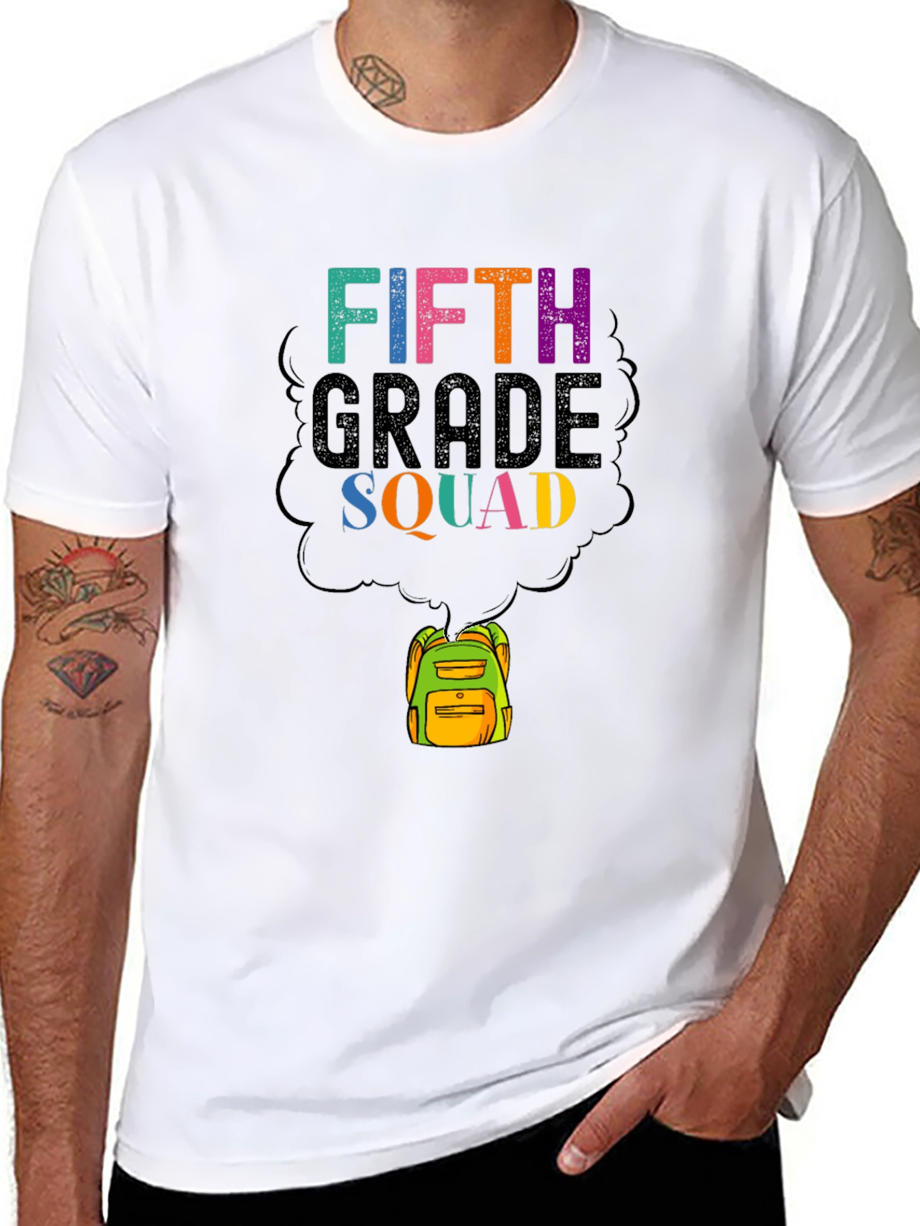 Fifth Grade Squad T-Shirt - Back to School Style