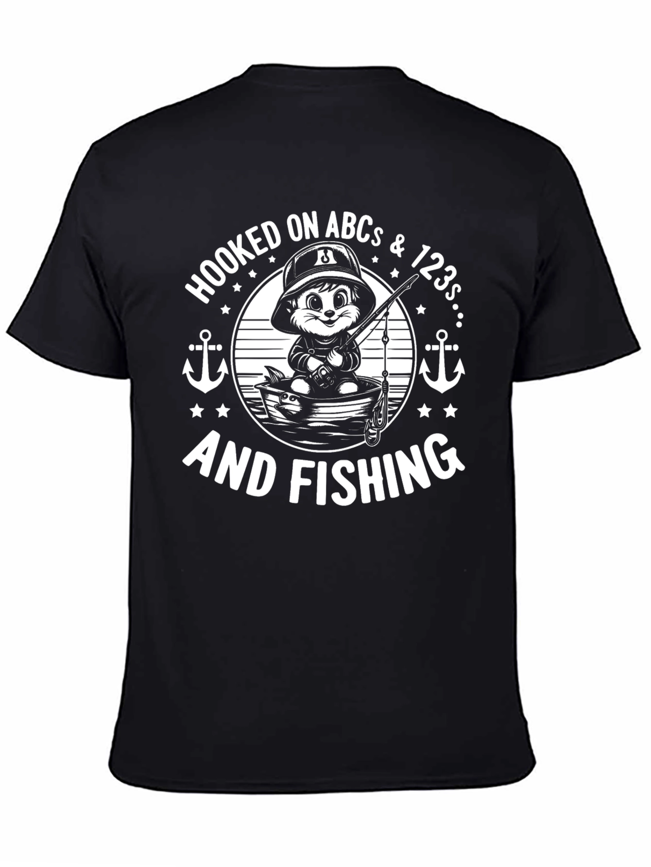 Hooked on ABCs & 123s and Fishing T-Shirt