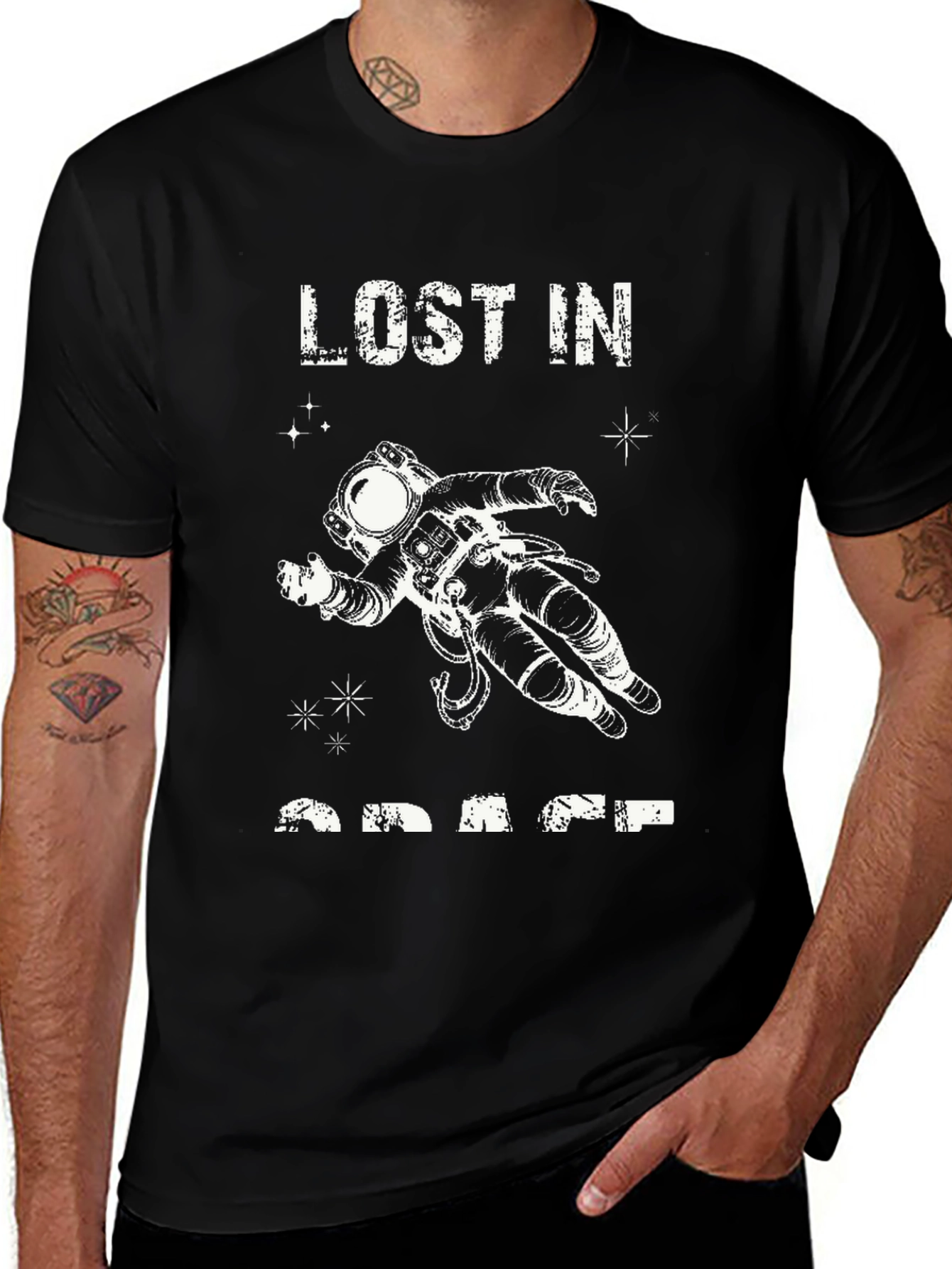 Lost In Space T-Shirt - Astronaut Graphic Tee