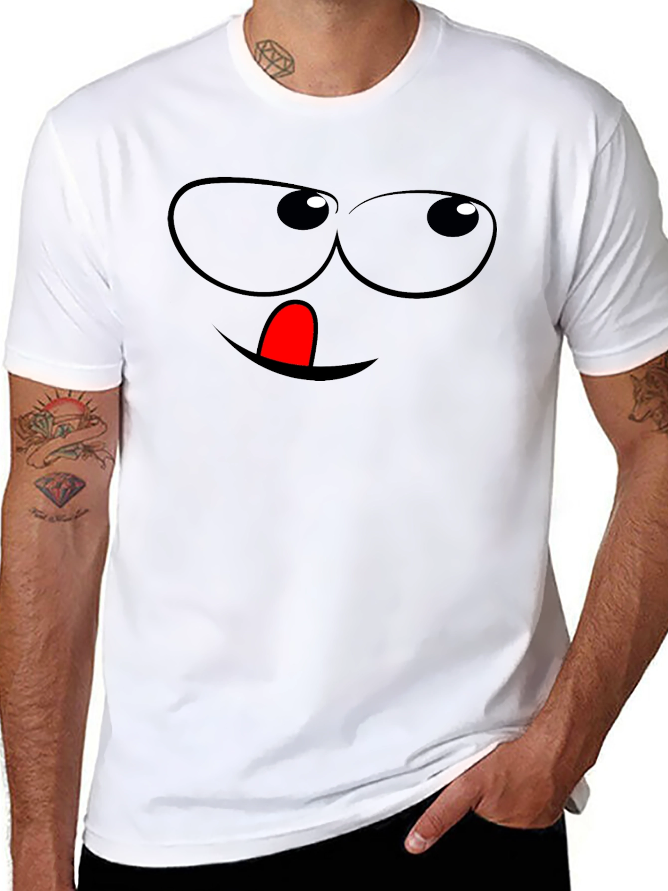Funny Face Black T-Shirt