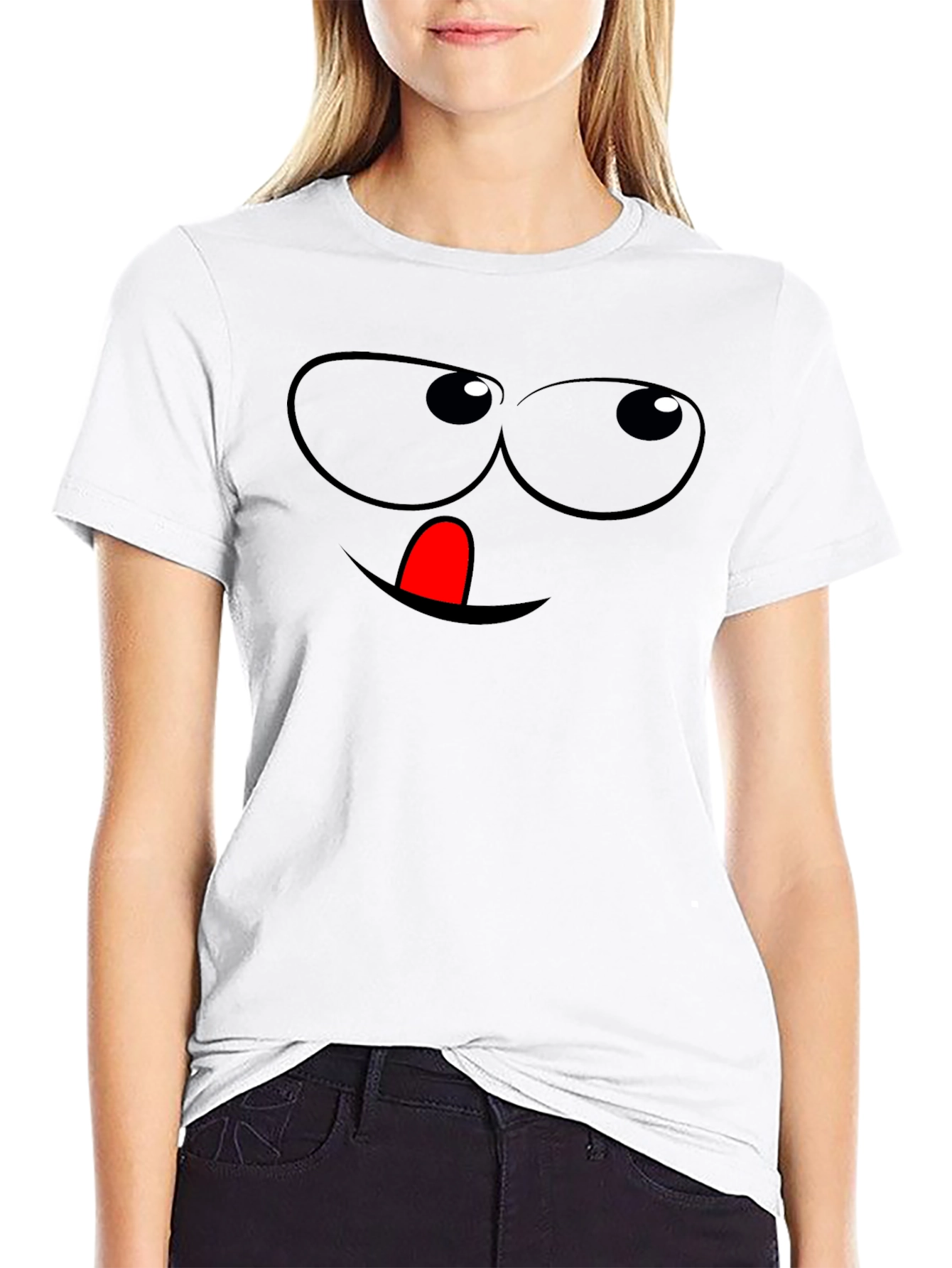 Funny Face Black T-Shirt