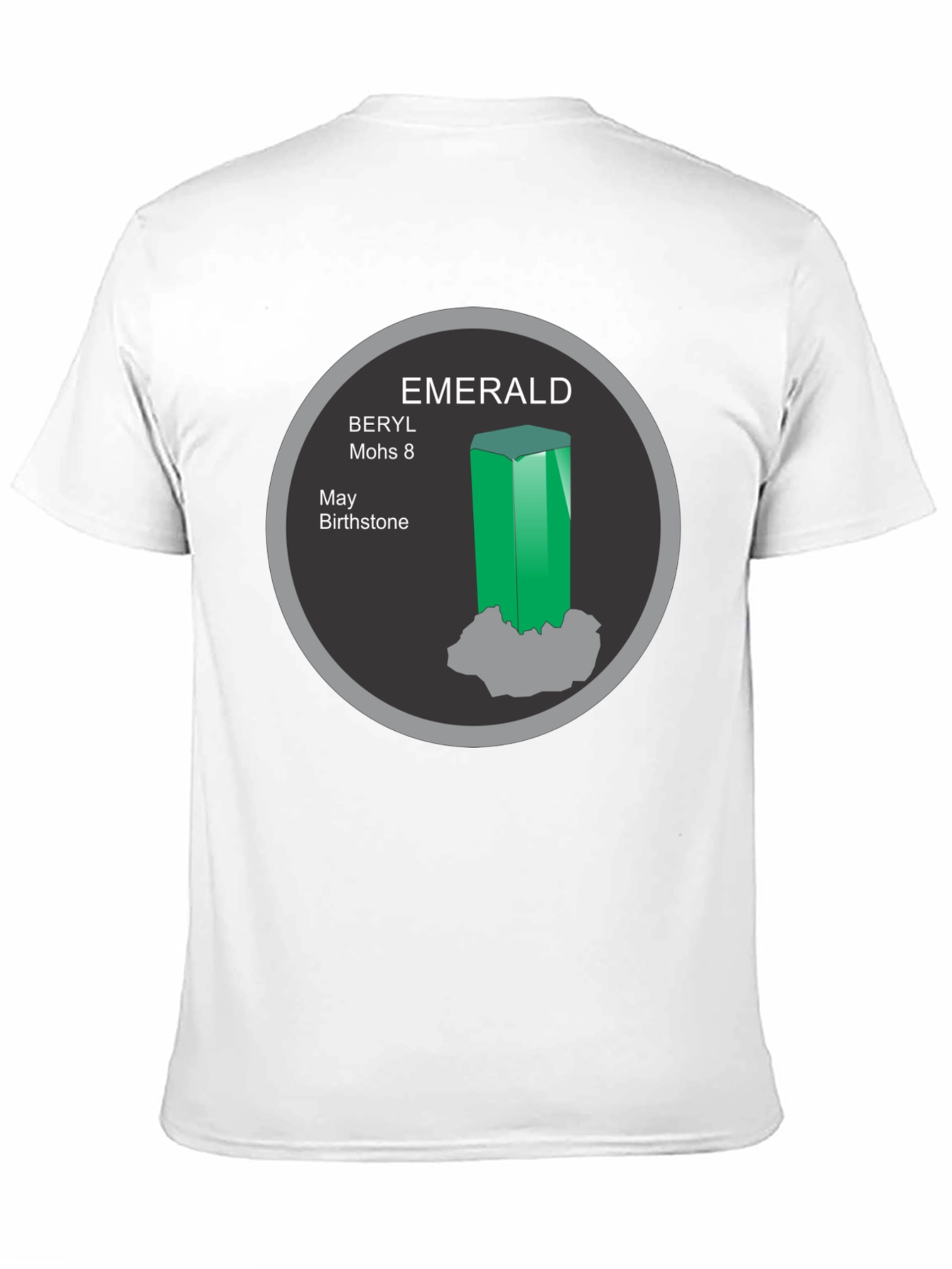 Emerald Birthstone Graphic Tee - Beryl Gemstone T-Shirt