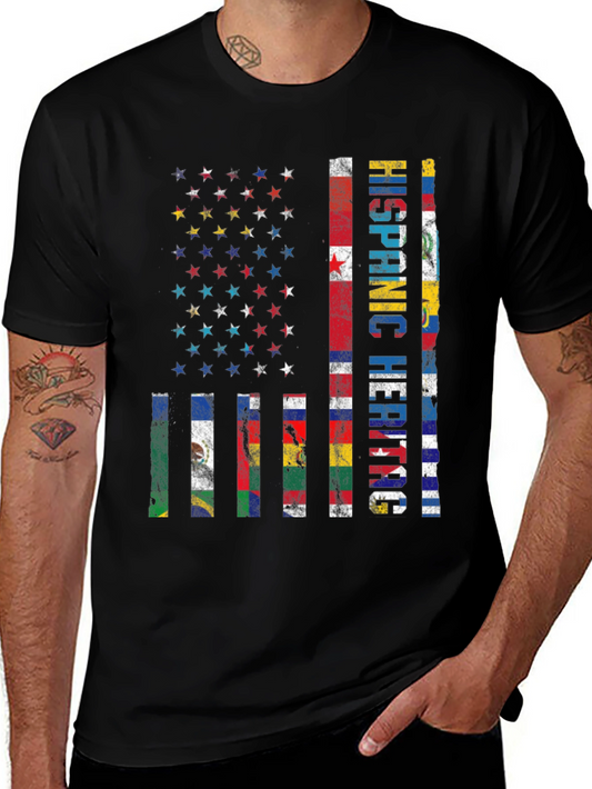 Hispanic Heritage Flag T-Shirt