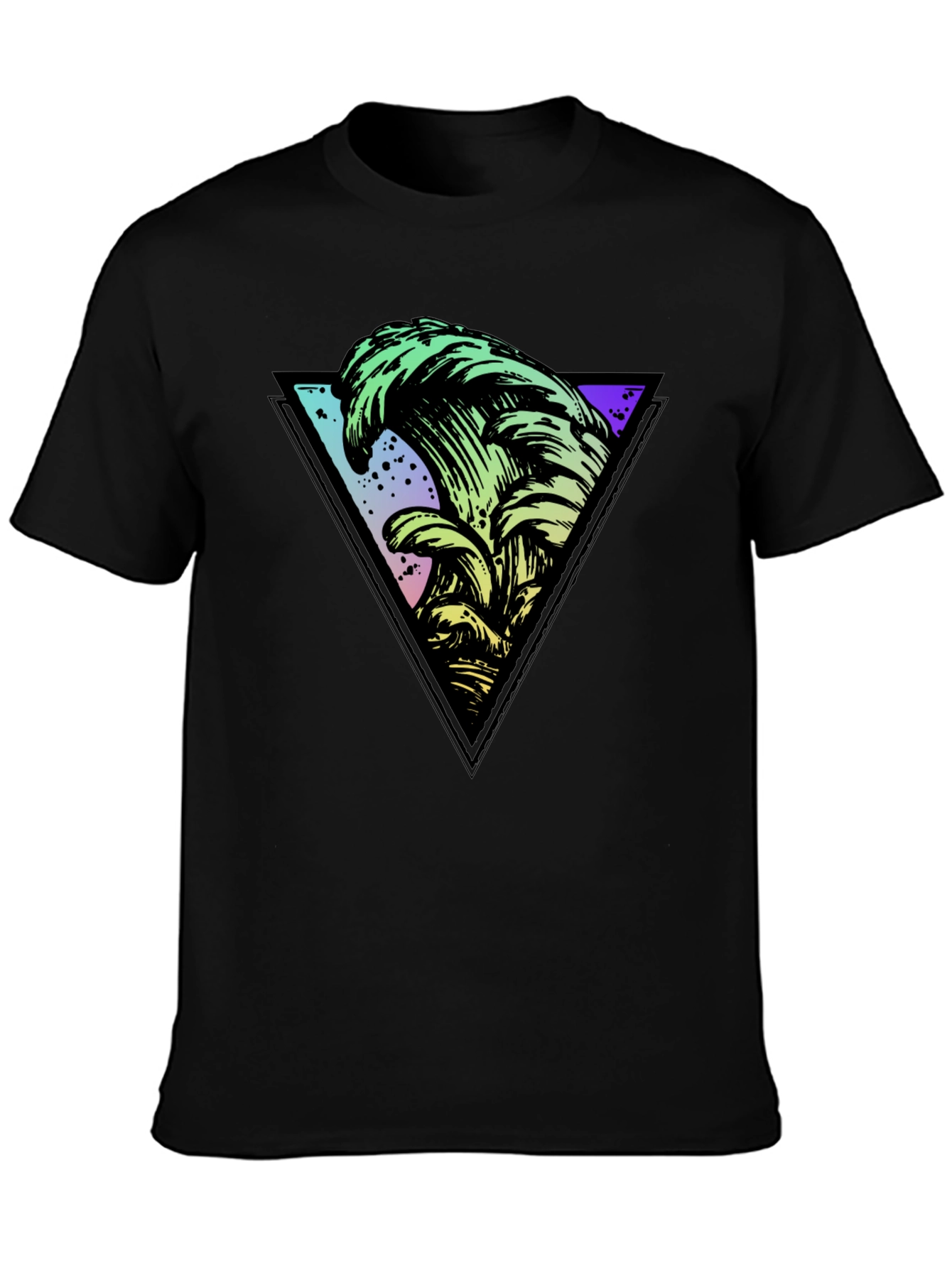 Retro Wave Triangle Graphic Tee