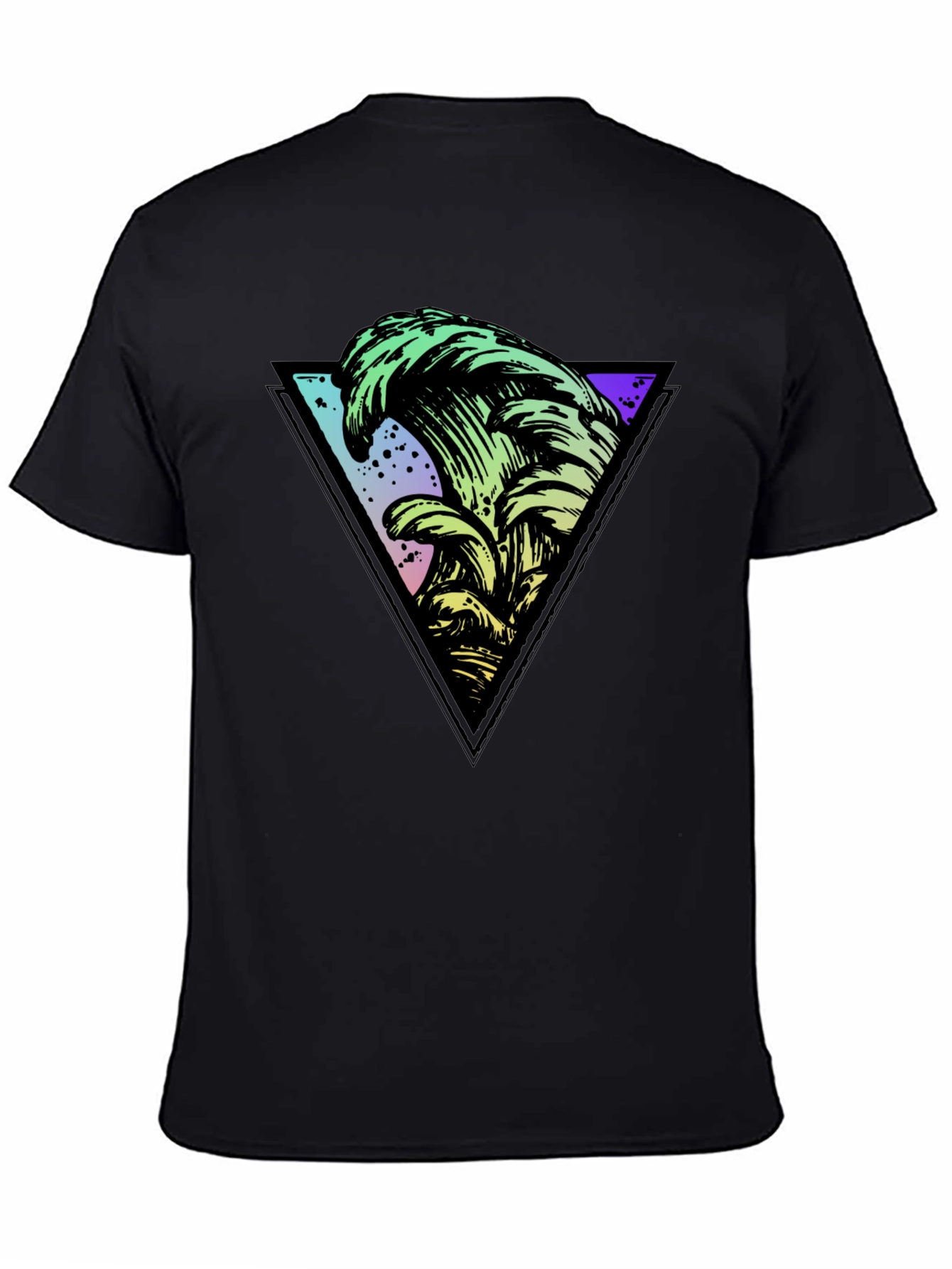 Retro Wave Triangle Graphic Tee