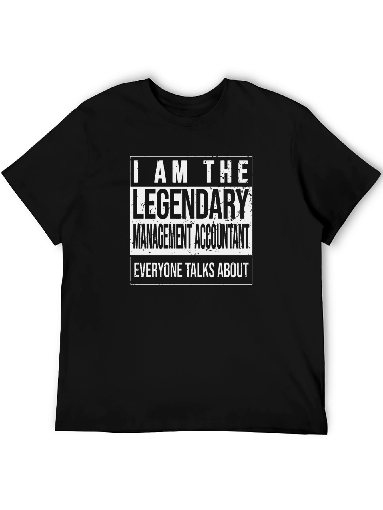 Legendary Management Accountant Black T-Shirt