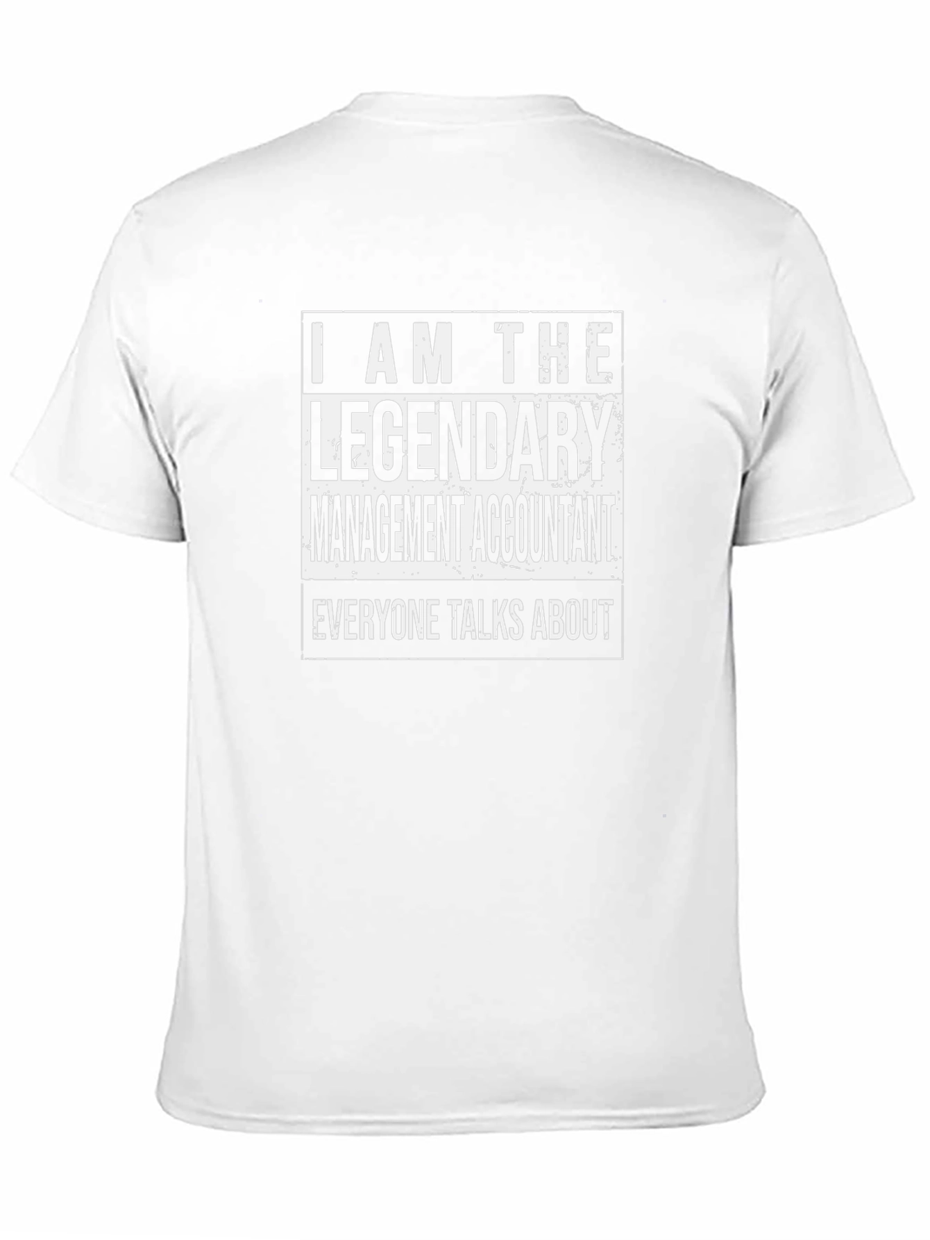 Legendary Management Accountant Black T-Shirt