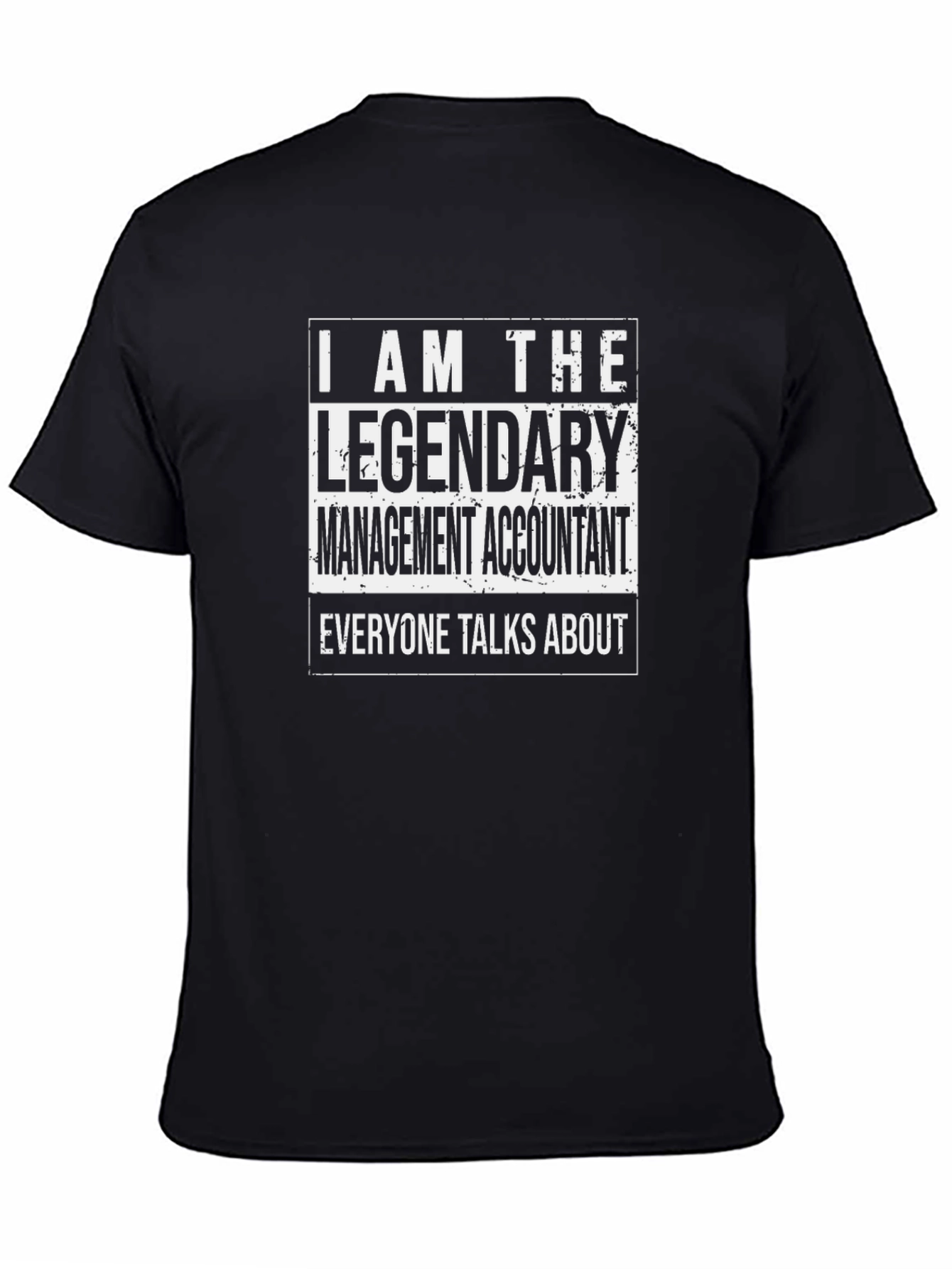 Legendary Management Accountant Black T-Shirt