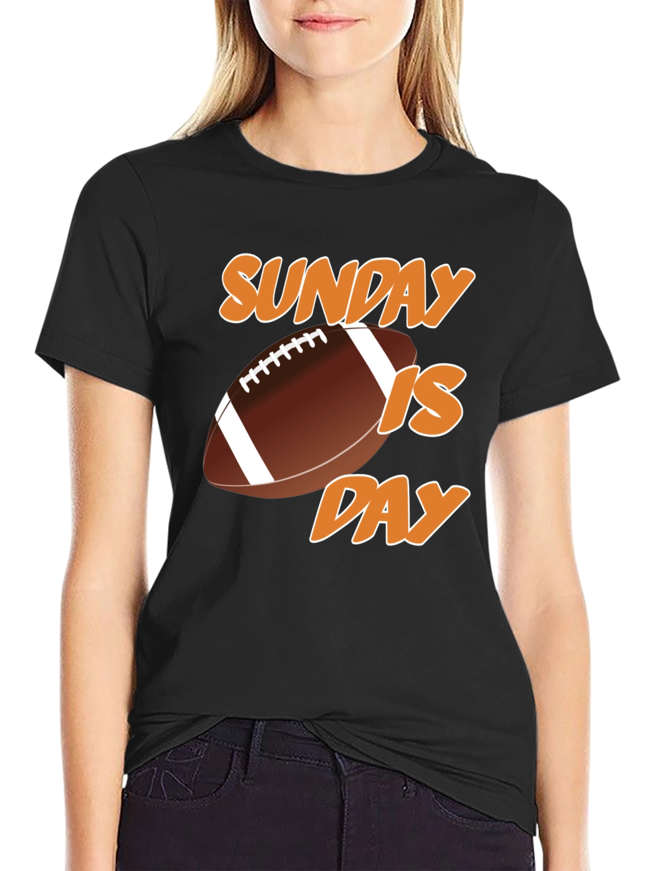 Sunday is Football Day Graphic T-Shirt