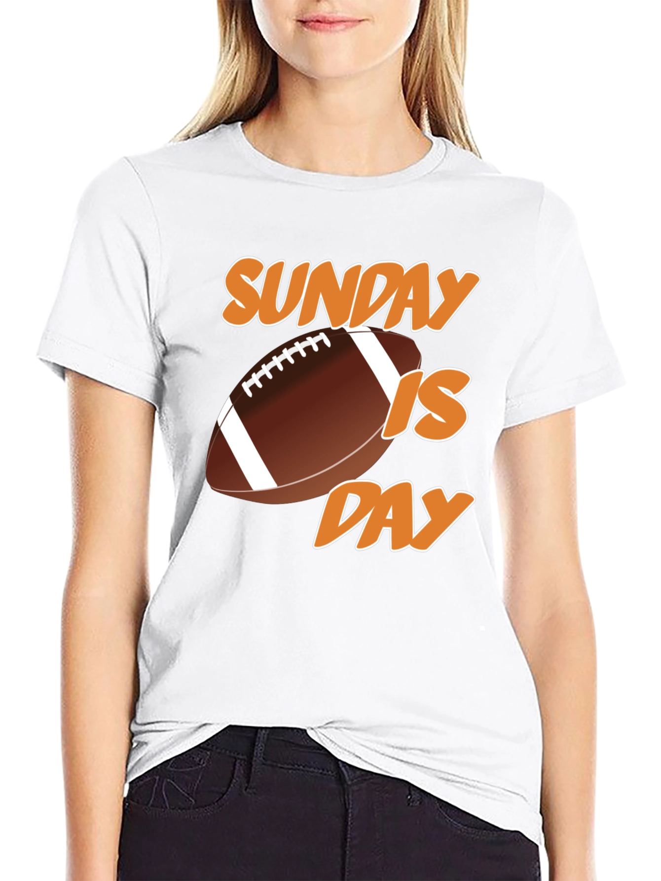 Sunday is Football Day Graphic T-Shirt