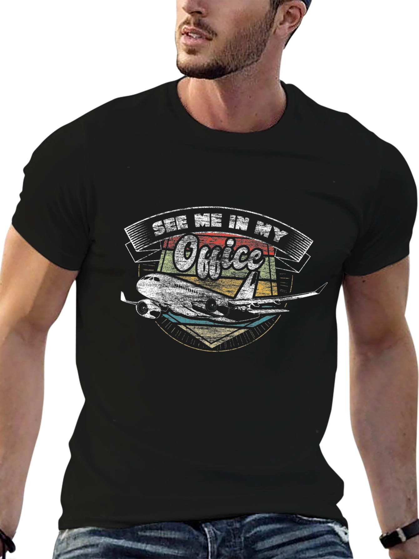 See Me In My Office Airplane Pilot T-Shirt