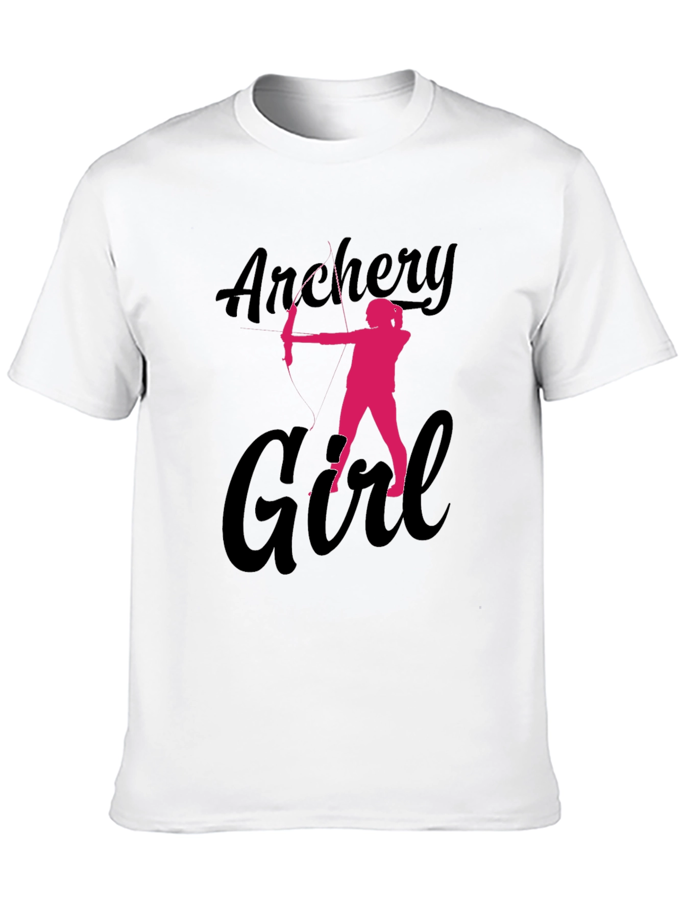 Archery Girl T-Shirt - Pink Archer Design