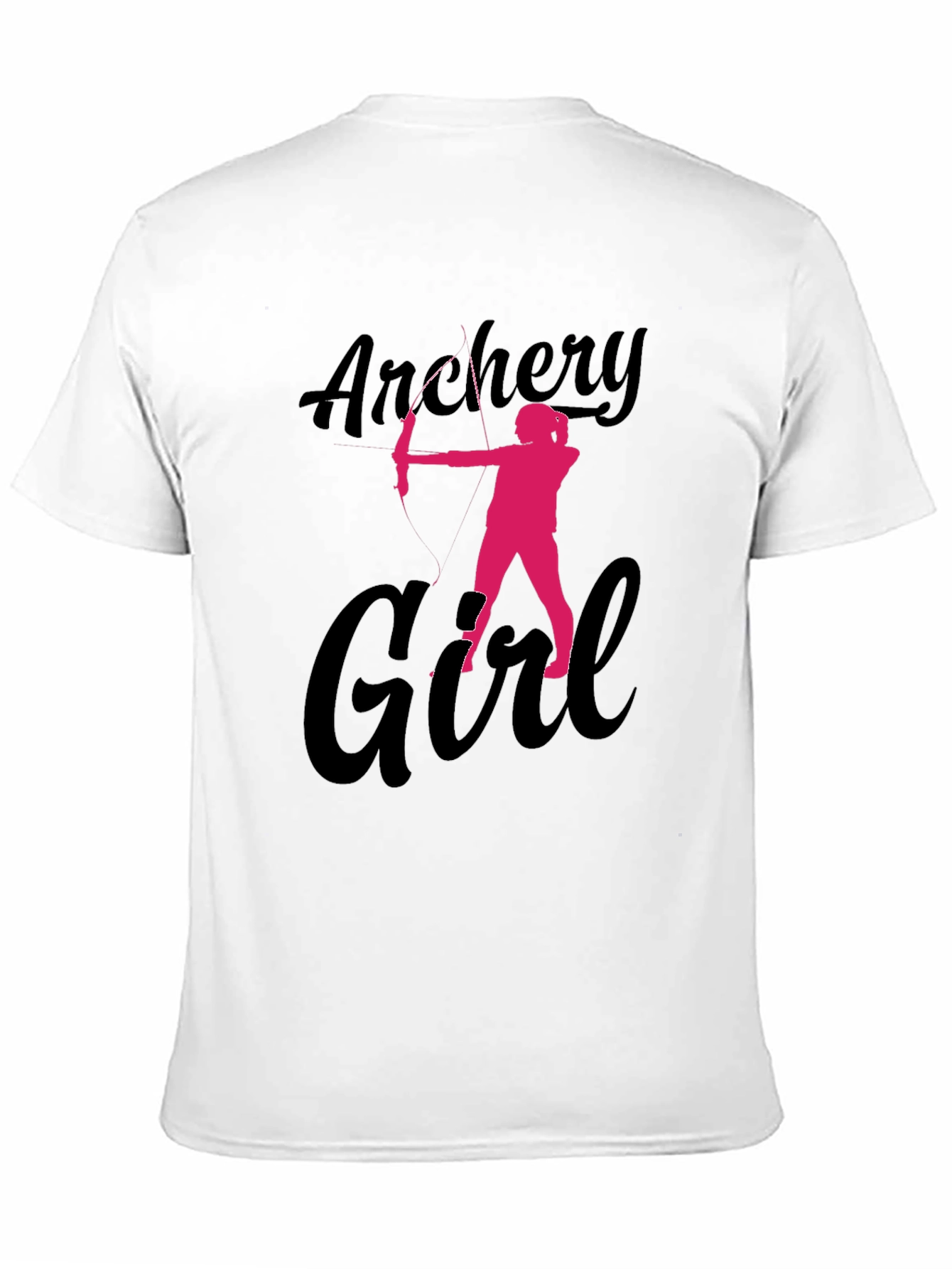 Archery Girl T-Shirt - Pink Archer Design