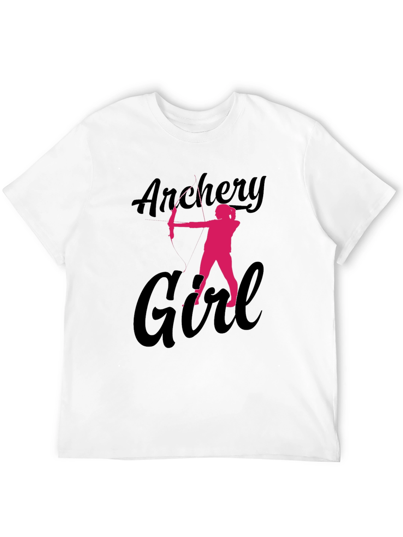 Archery Girl T-Shirt - Pink Archer Design
