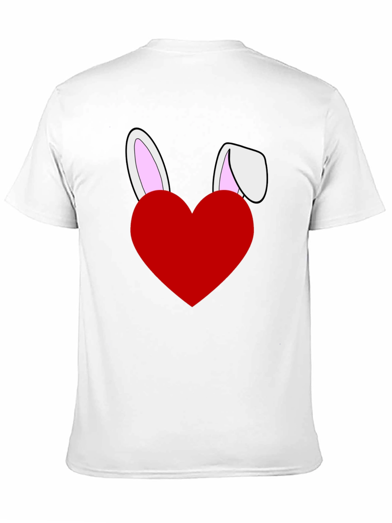 Bunny Heart Graphic Tee - Easter