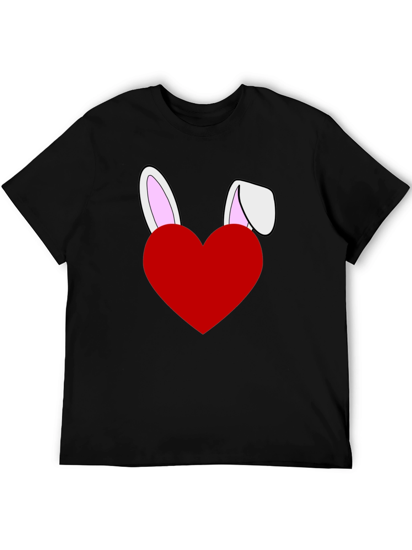 Bunny Heart Graphic Tee - Easter
