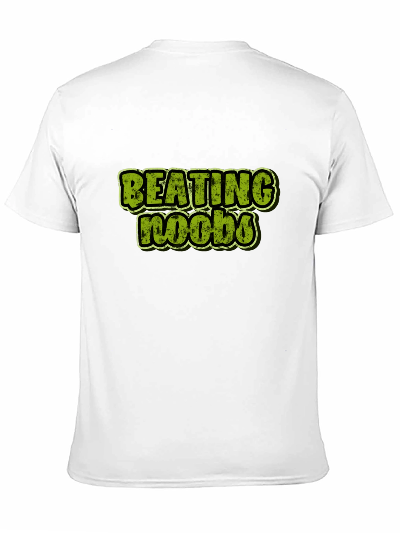 Beating Noobs Gamer T-Shirt - Black