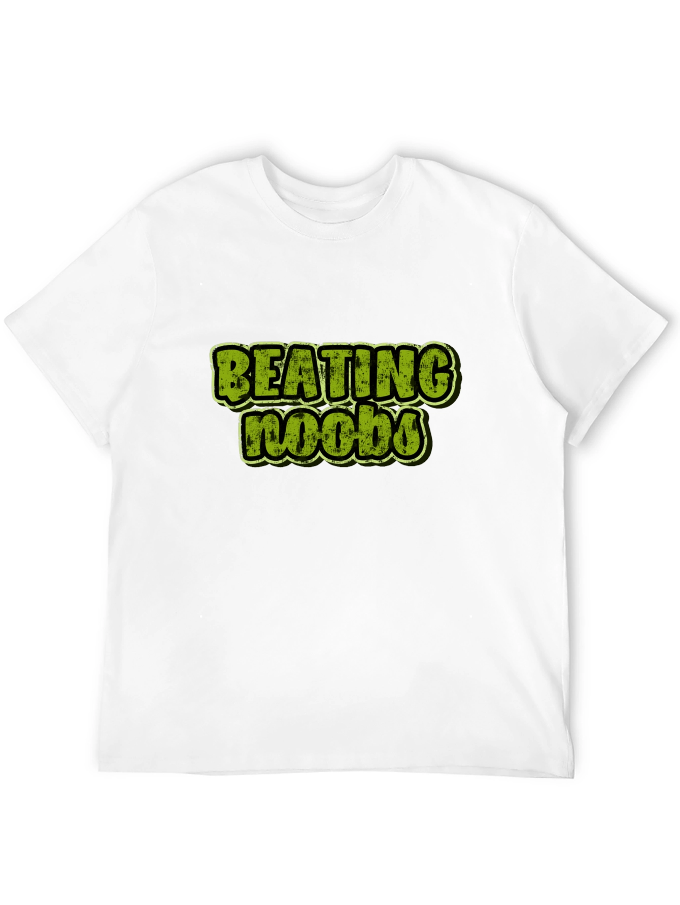 Beating Noobs Gamer T-Shirt - Black