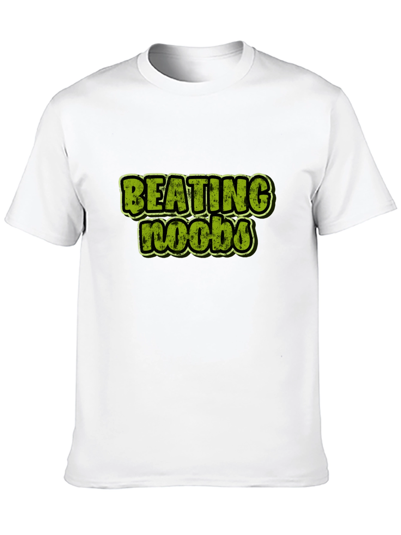 Beating Noobs Gamer T-Shirt - Black