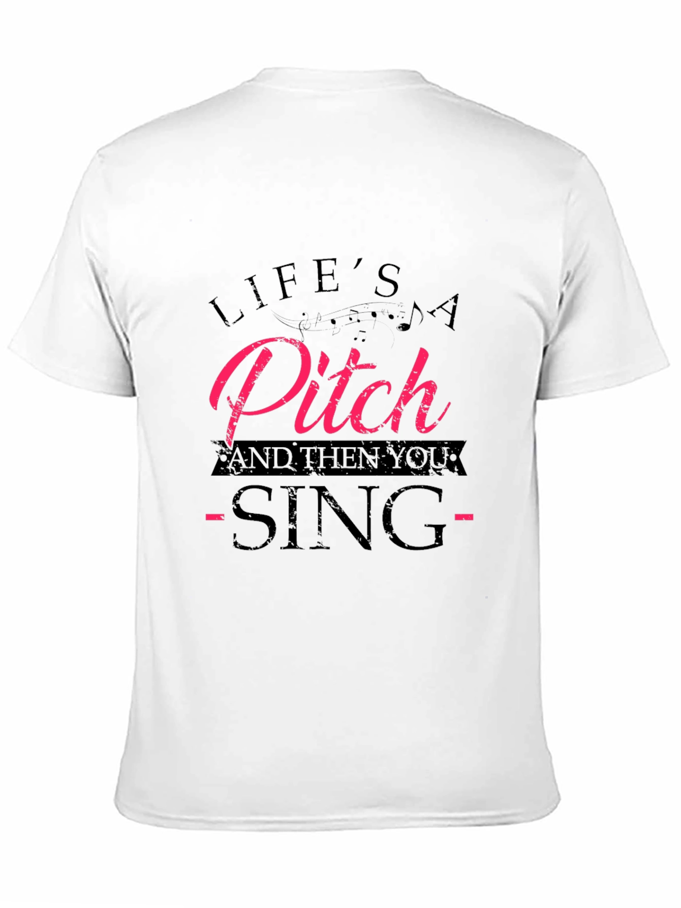 Lifes a Pitch T-Shirt - Funny Music Tee