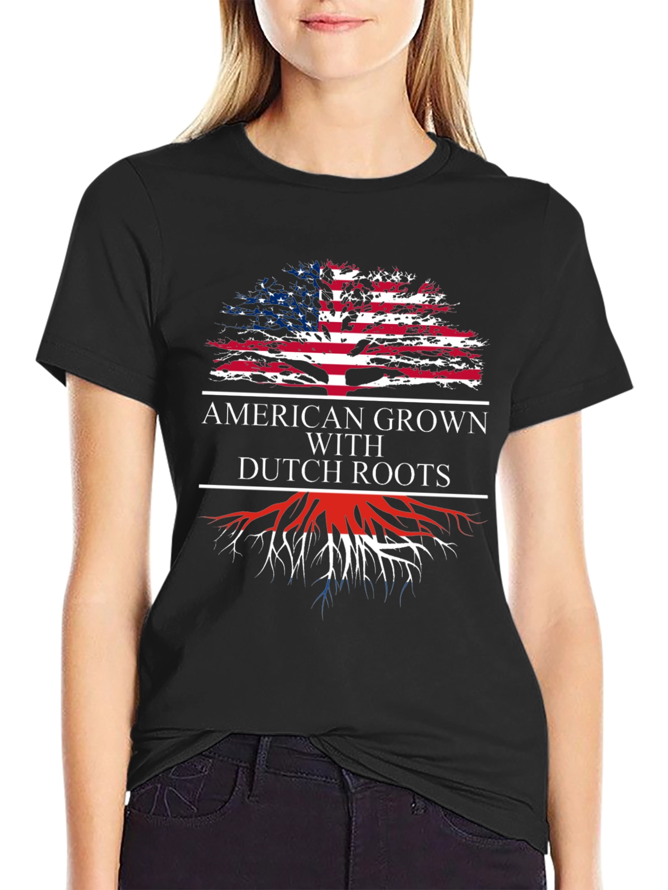 American Grown with Dutch Roots T-Shirt