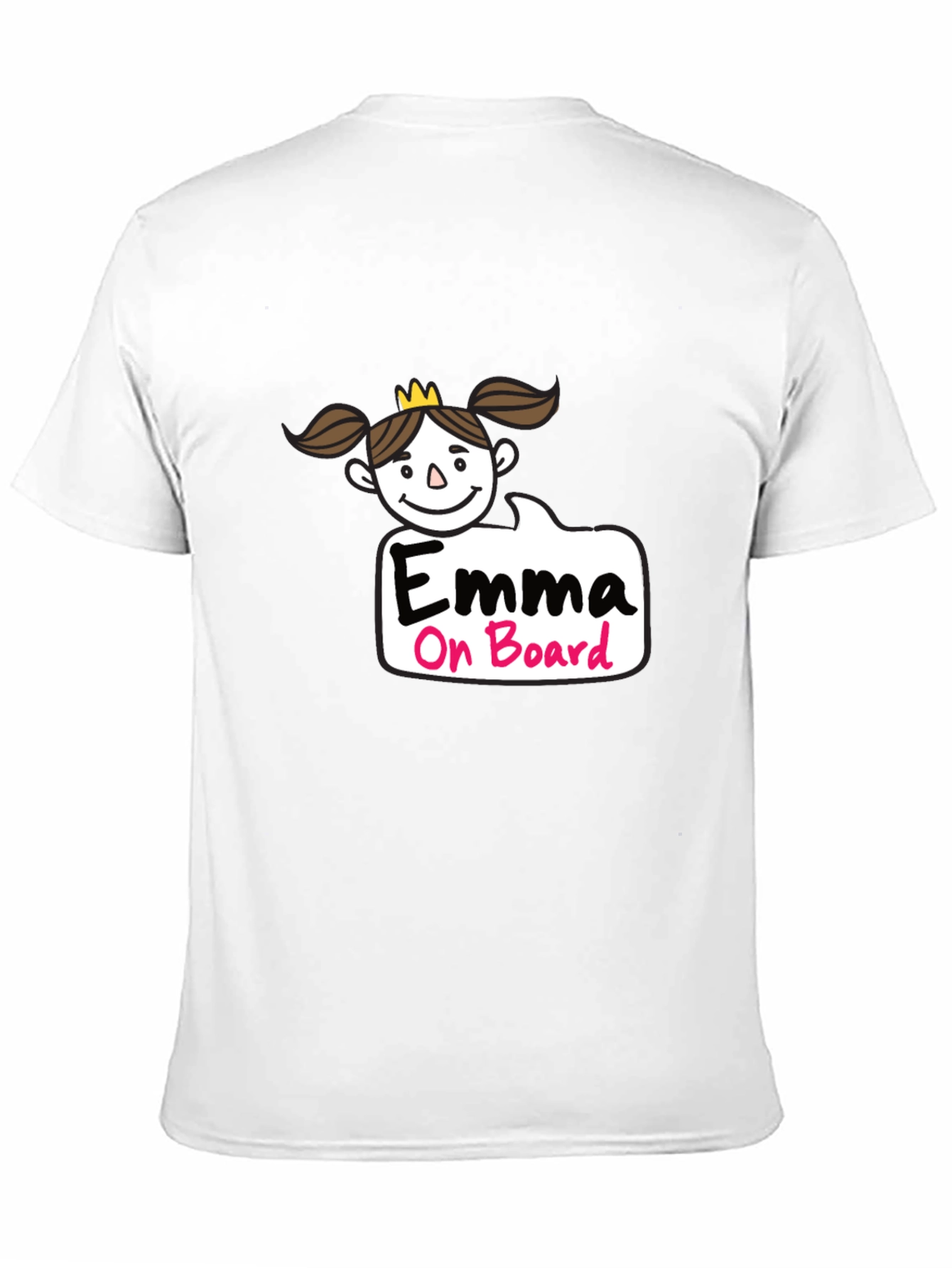 Emma On Board Black T-Shirt