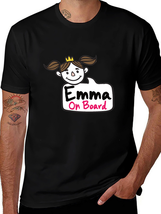 Emma On Board Black T-Shirt