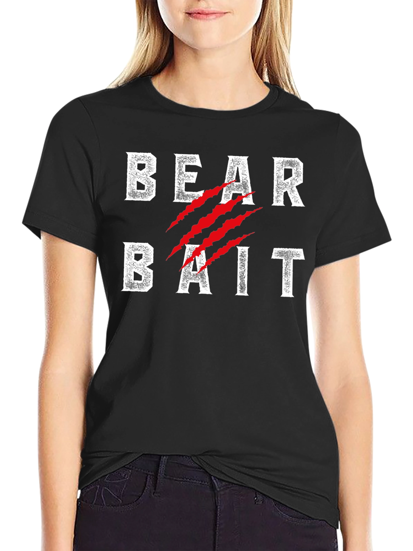 Bear Bait Novelty Graphic Tee - Funny Hunting Shirt