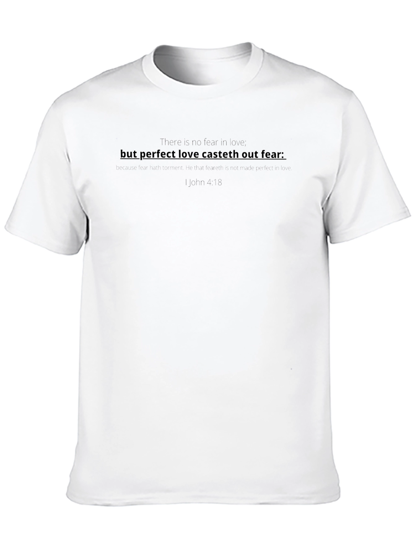 Perfect Love Black T-Shirt