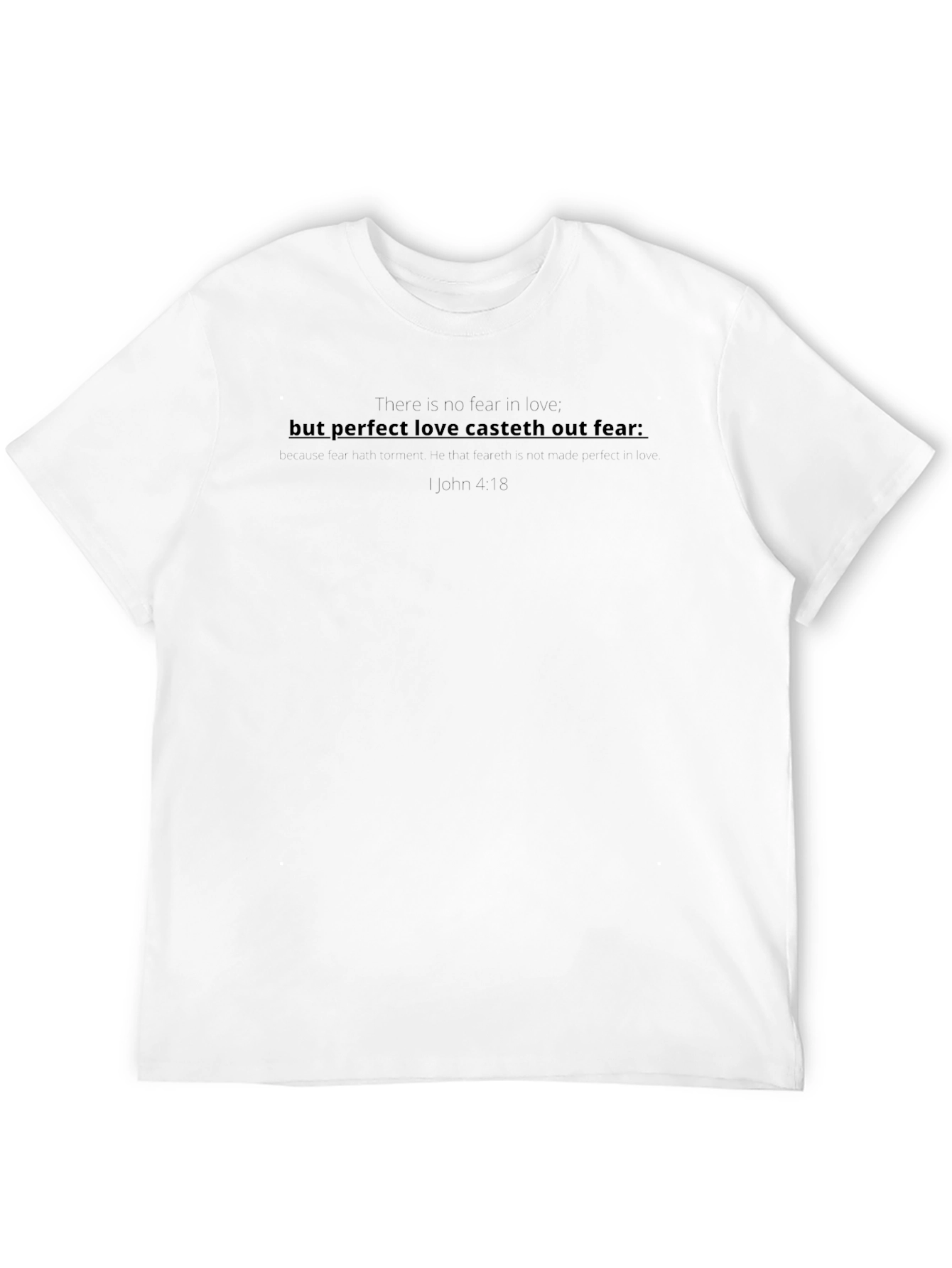 Perfect Love Black T-Shirt