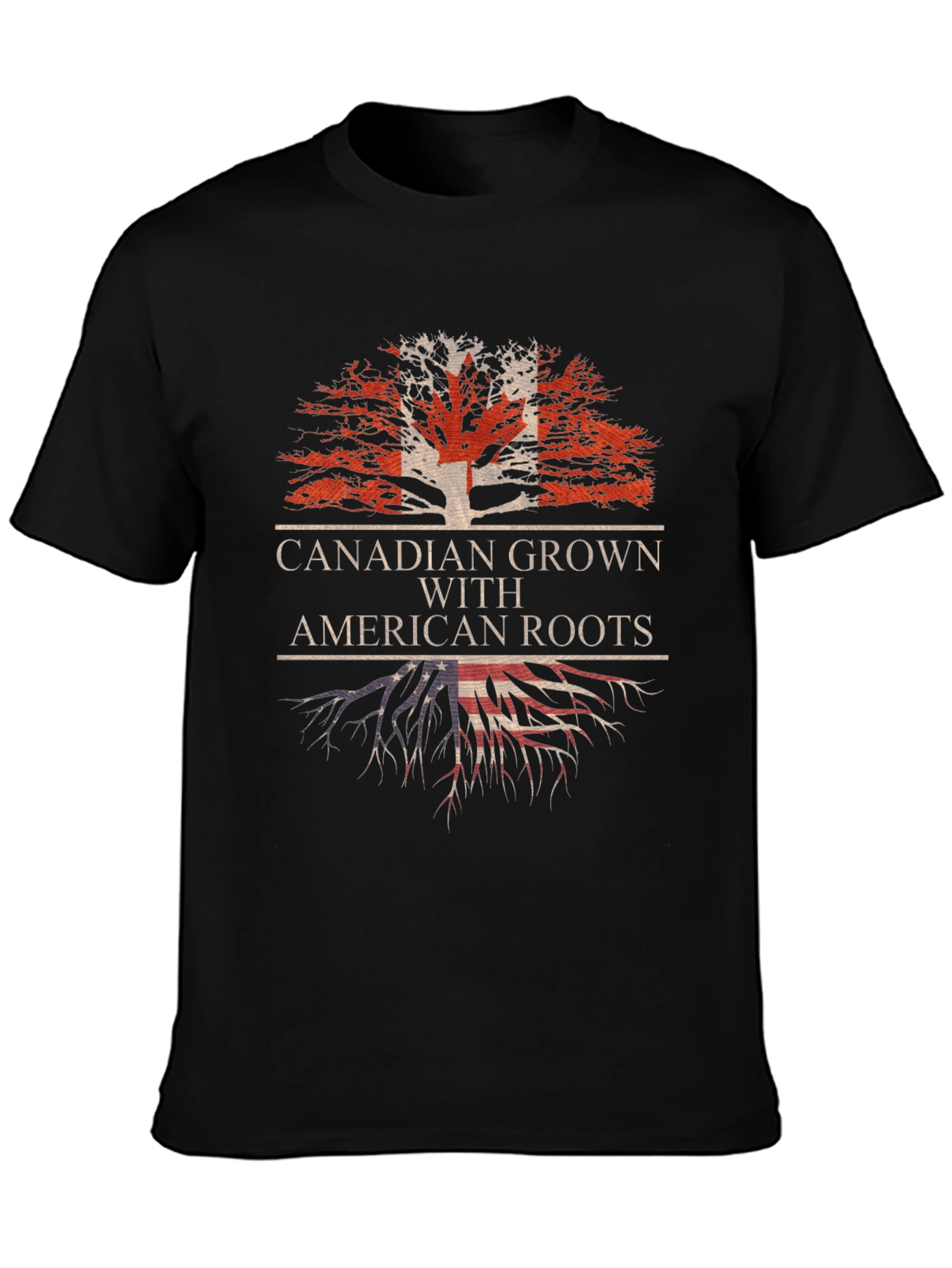 Canadian Grown American Roots T-Shirt