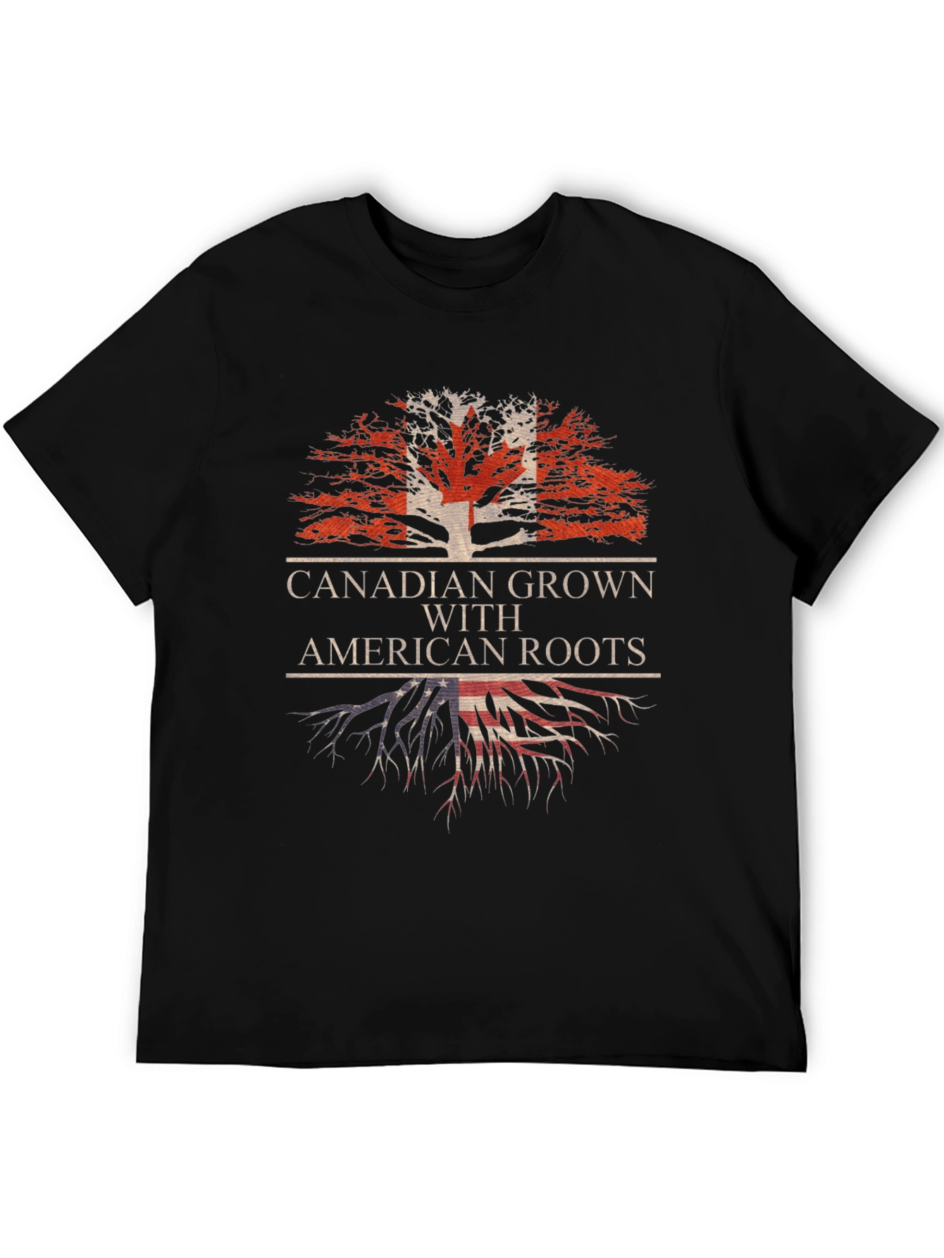 Canadian Grown American Roots T-Shirt