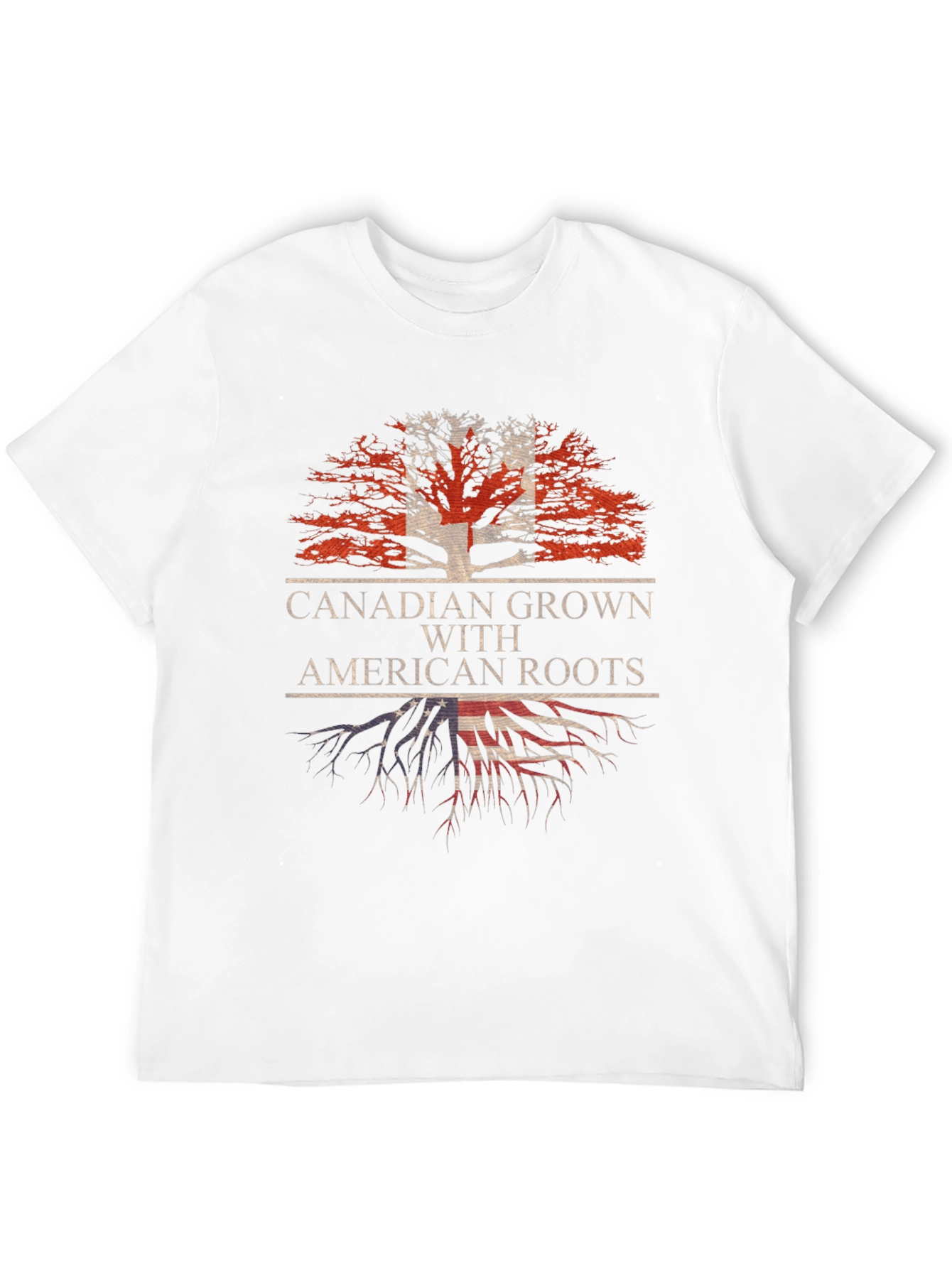 Canadian Grown American Roots T-Shirt
