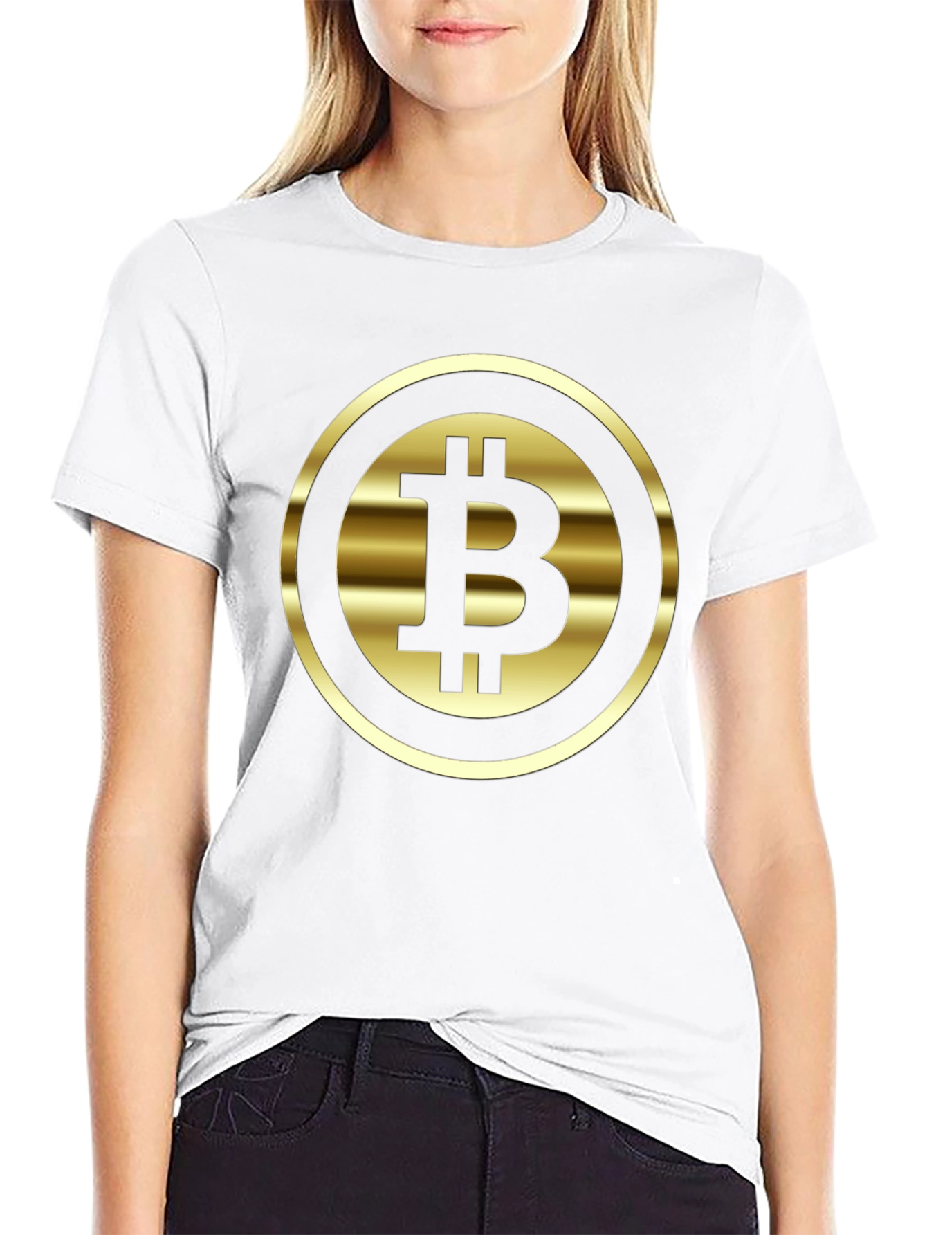 Bitcoin Logo Tee - Black Crypto Currency T-Shirt