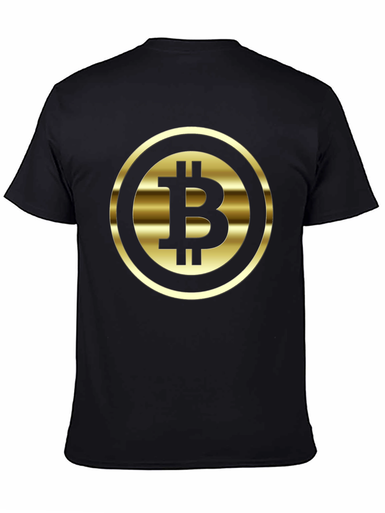 Bitcoin Logo Tee - Black Crypto Currency T-Shirt