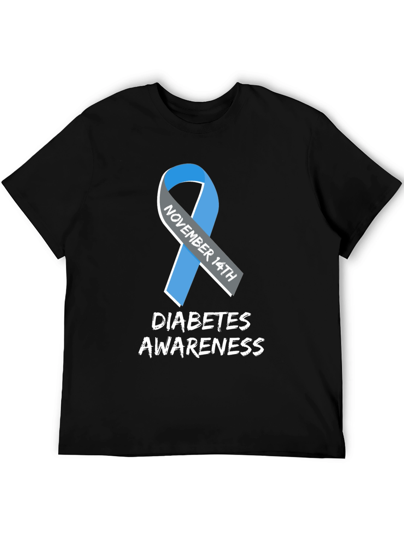 Diabetes Awareness Ribbon Tee - November 14th