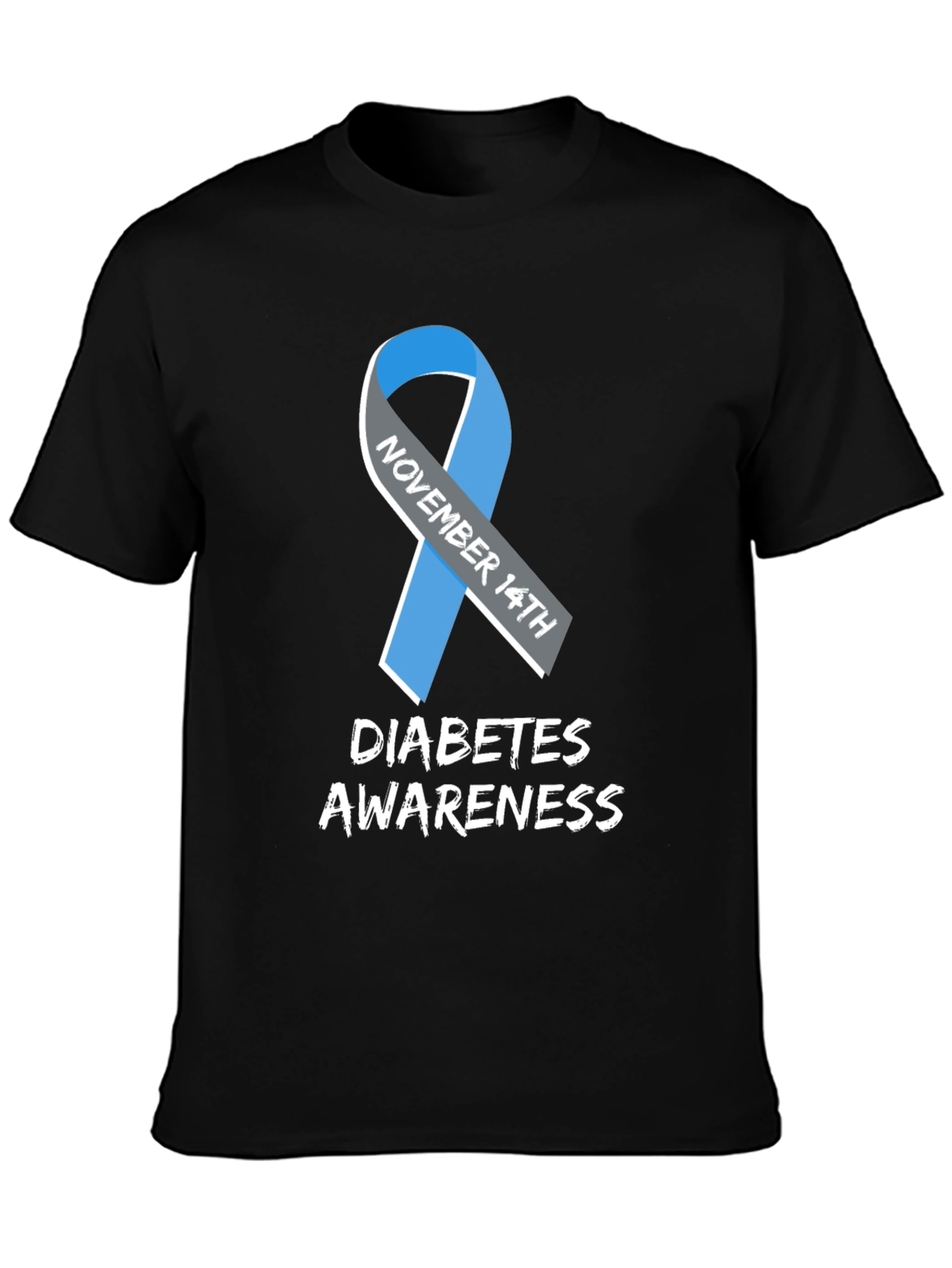 Diabetes Awareness Ribbon Tee - November 14th