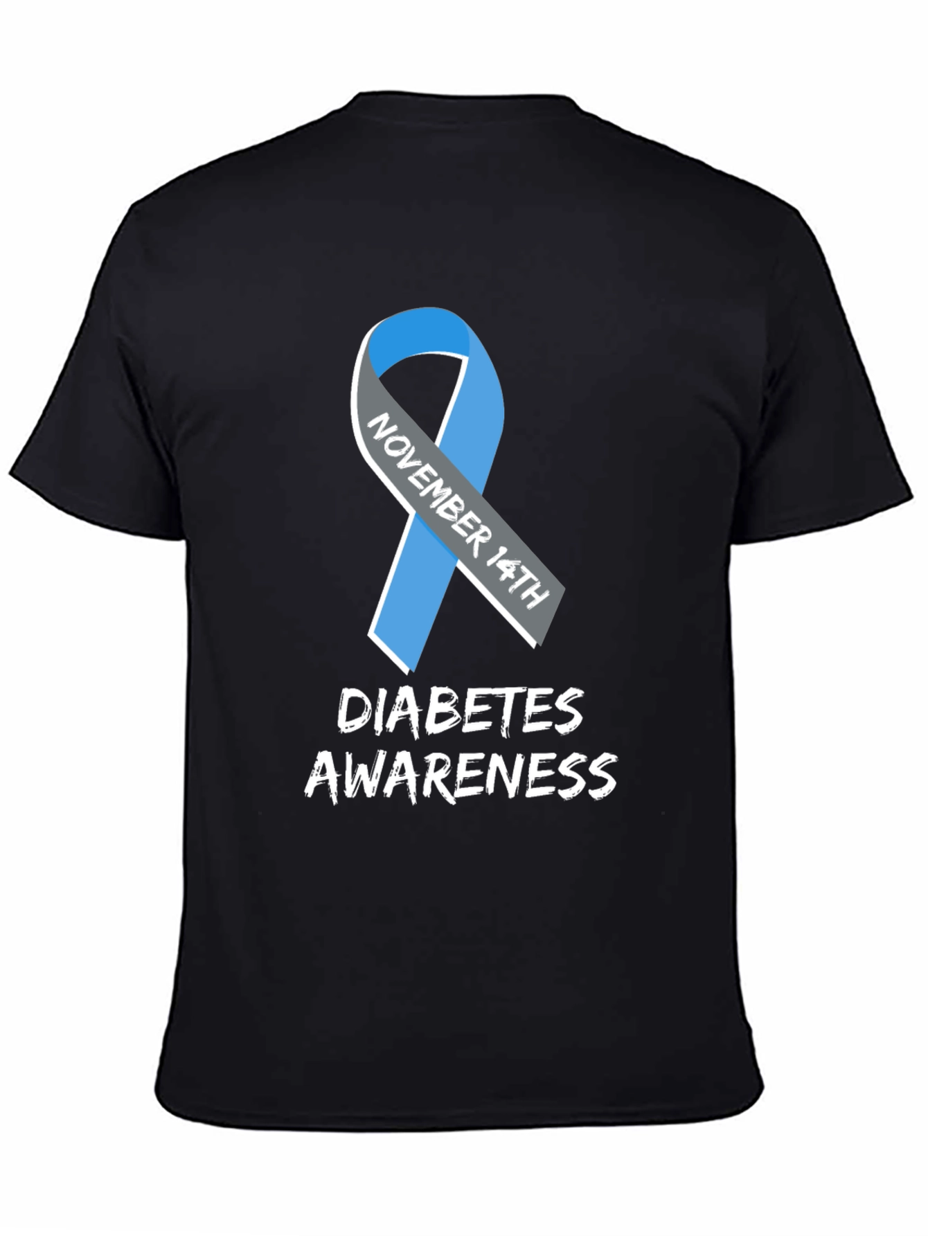 Diabetes Awareness Ribbon Tee - November 14th