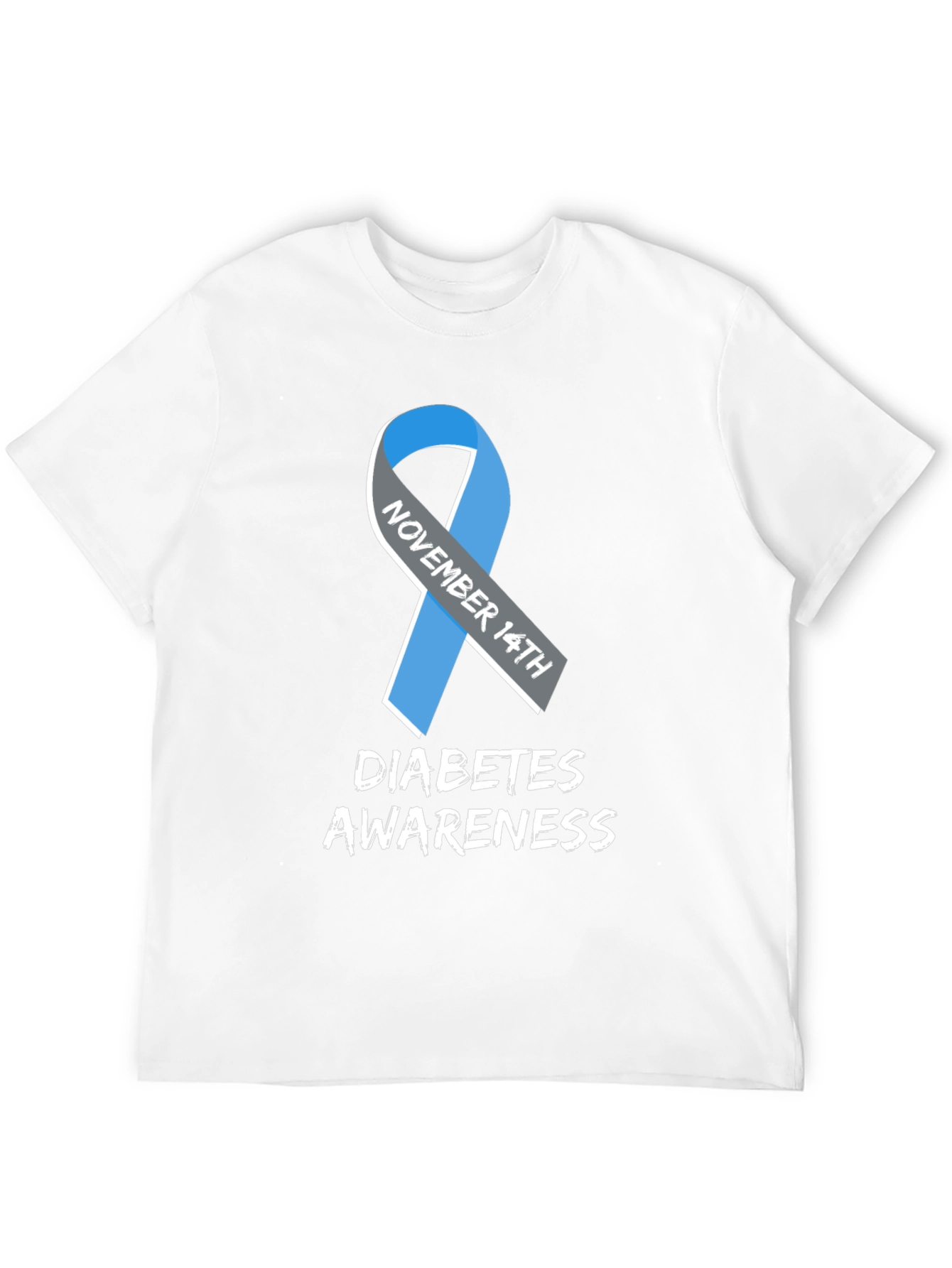 Diabetes Awareness Ribbon Tee - November 14th
