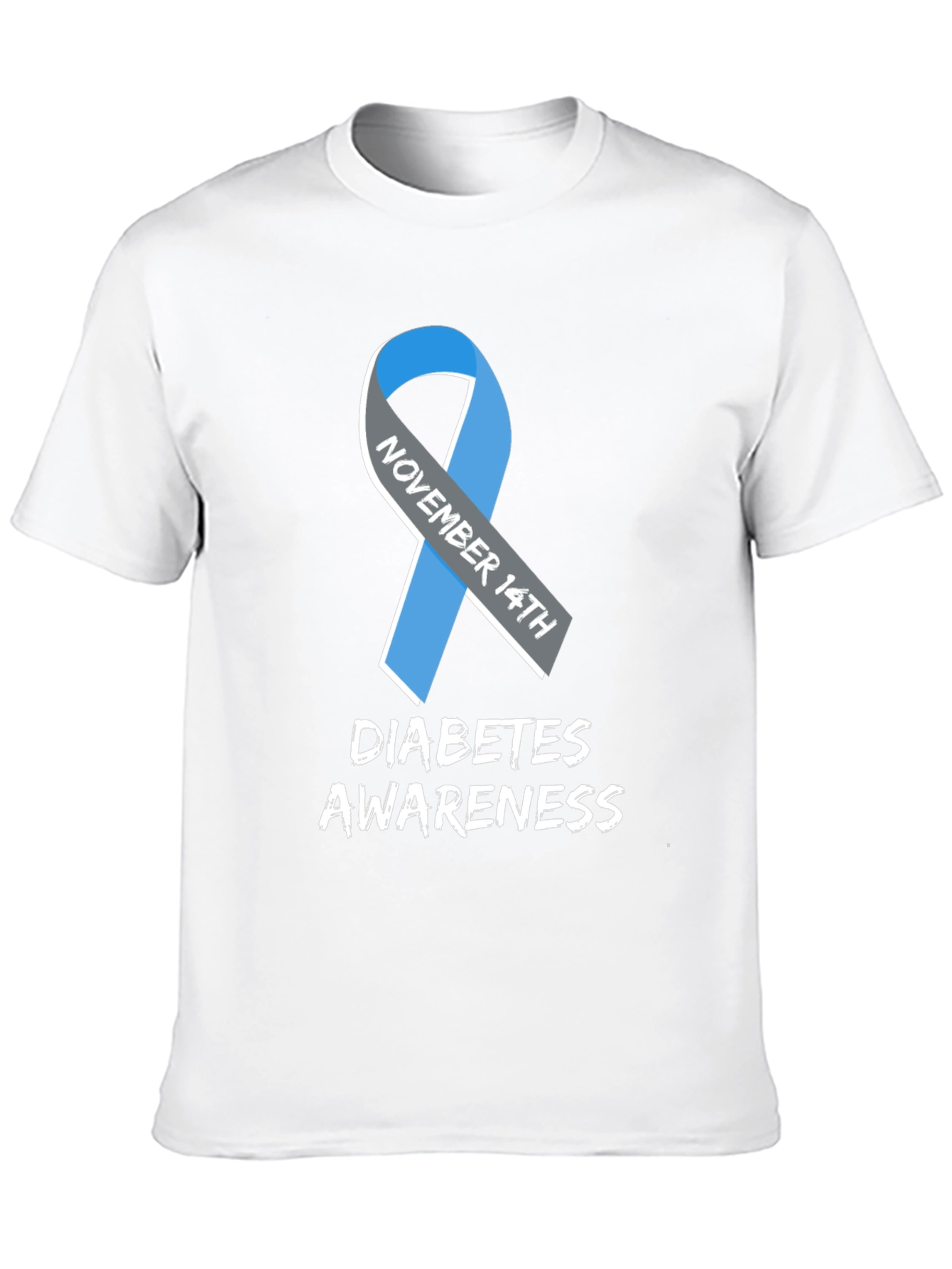 Diabetes Awareness Ribbon Tee - November 14th